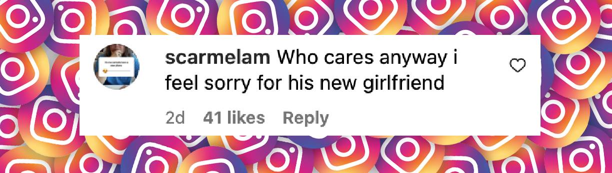 A netizen's remark on Josh Hall's reported new girlfriend, posted on January 15, 2025 | Source: Instagram.com/enews