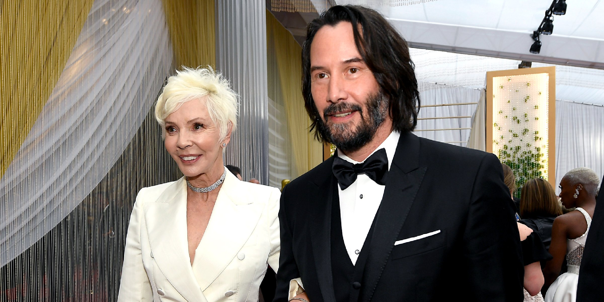 Patricia Taylor and Keanu Reeves in 2020. | Source: Getty images