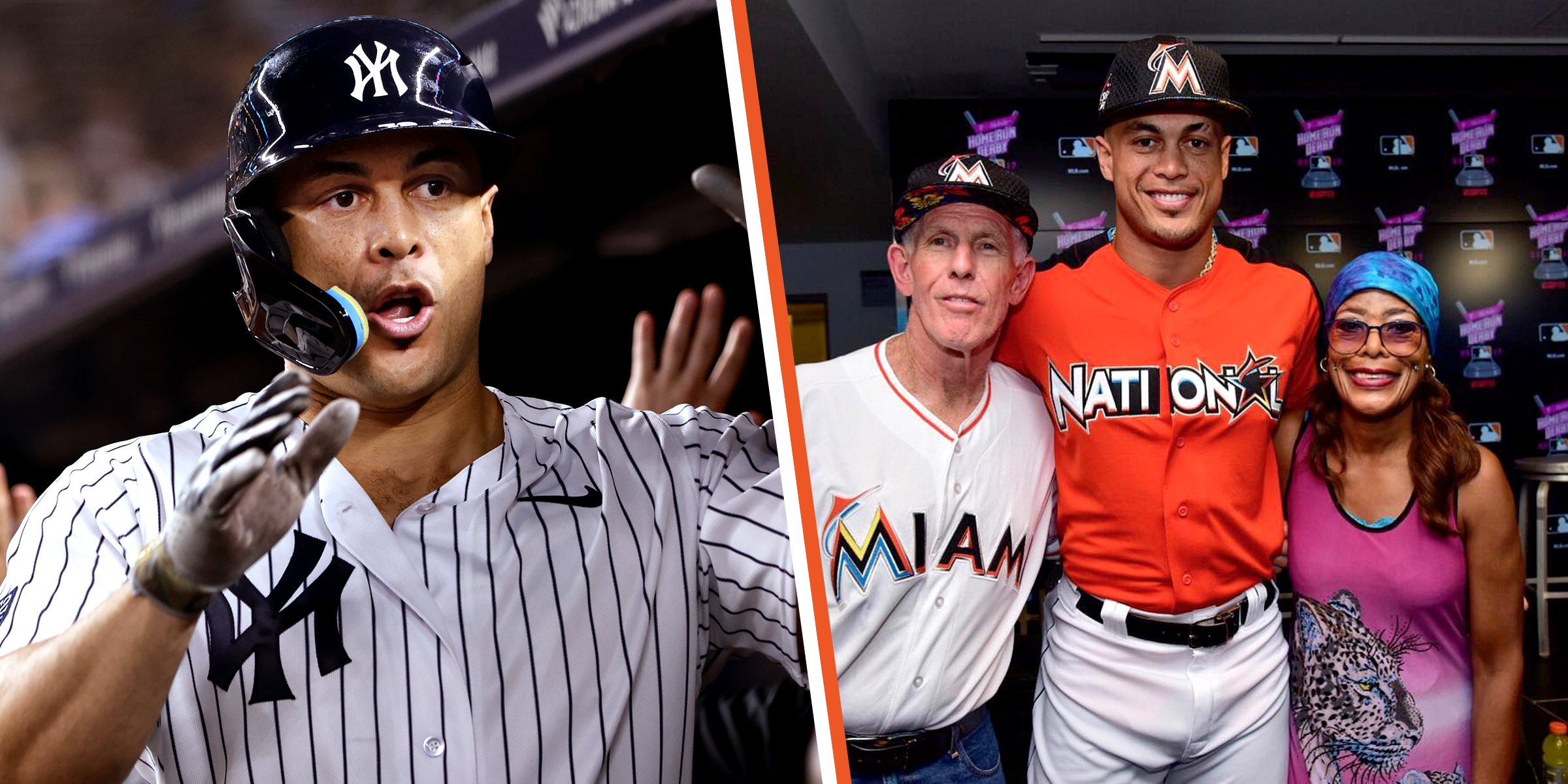 Giancarlo Stanton | Mike Stanton, Giancarlo Stanton, and Jacinta Garay | Source: Instagram/giancarlo818 | Getty Images