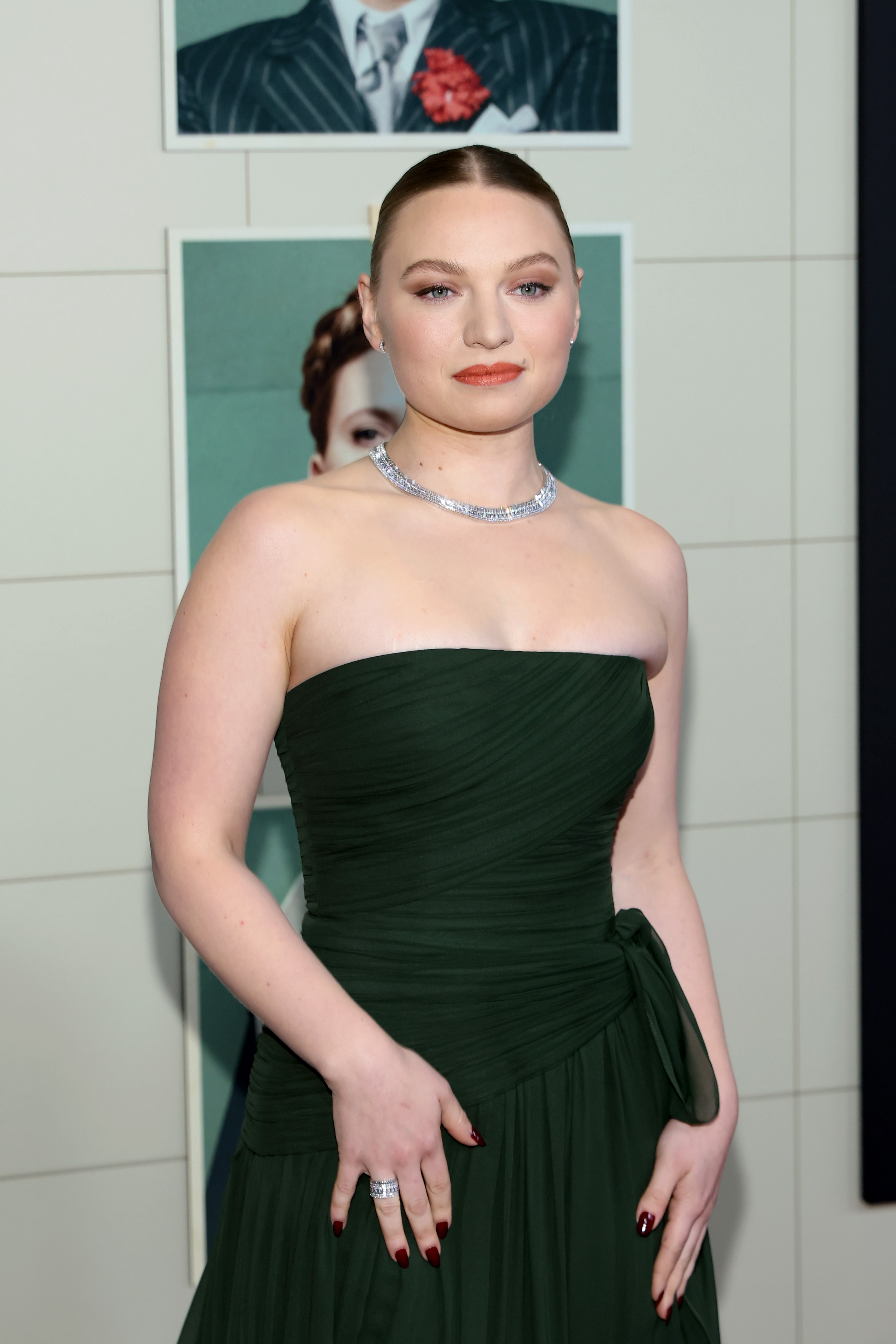 Mia Threapleton attends Focus Features' "The Phoenician Scheme" New York Premiere at Jazz at Lincoln Center on May 28, 2025, in New York City. | Source: Getty Images