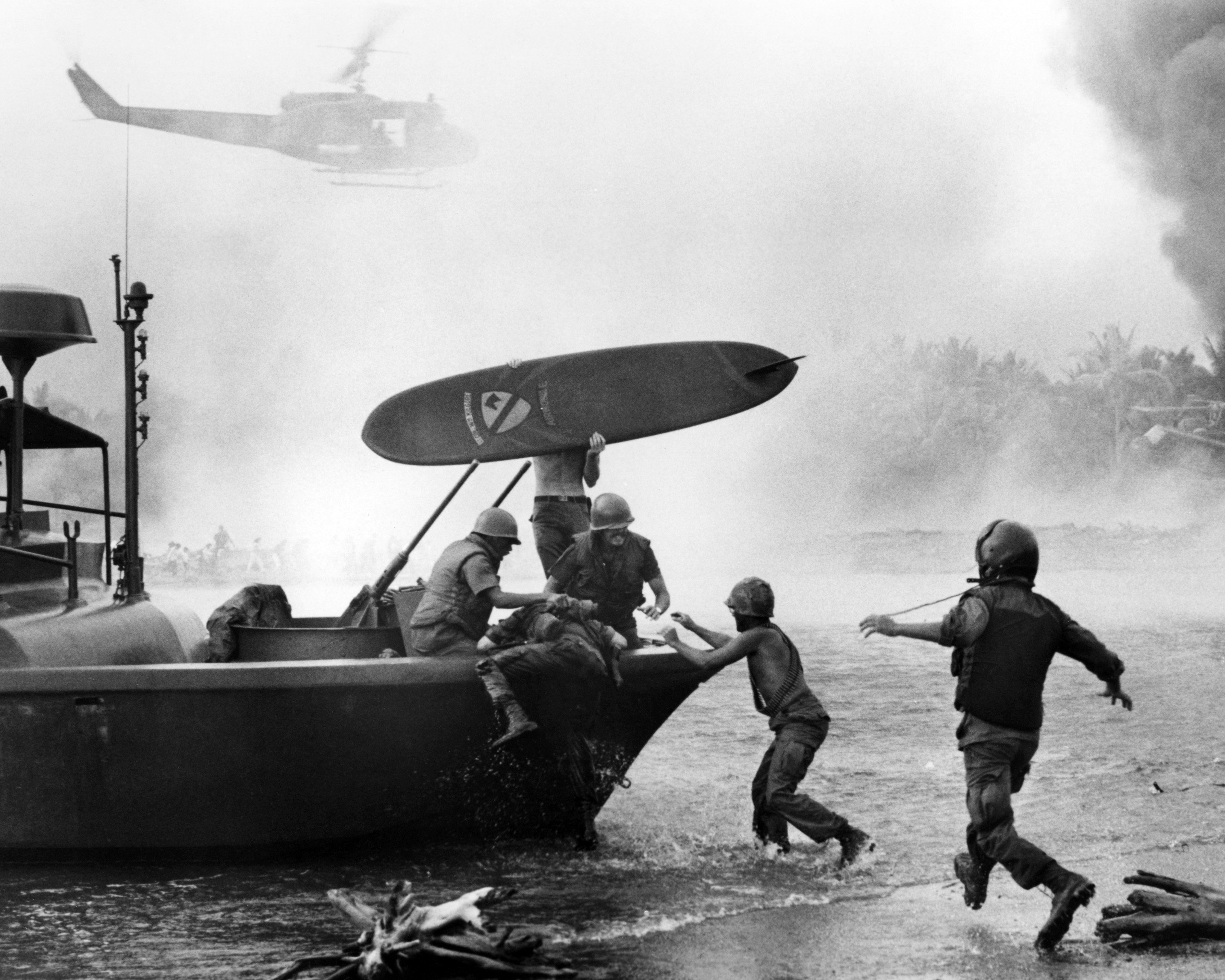 A scene from the film "Apocalypse Now," set during the Vietnam War on January 1, 1979.┃Source: Getty Images