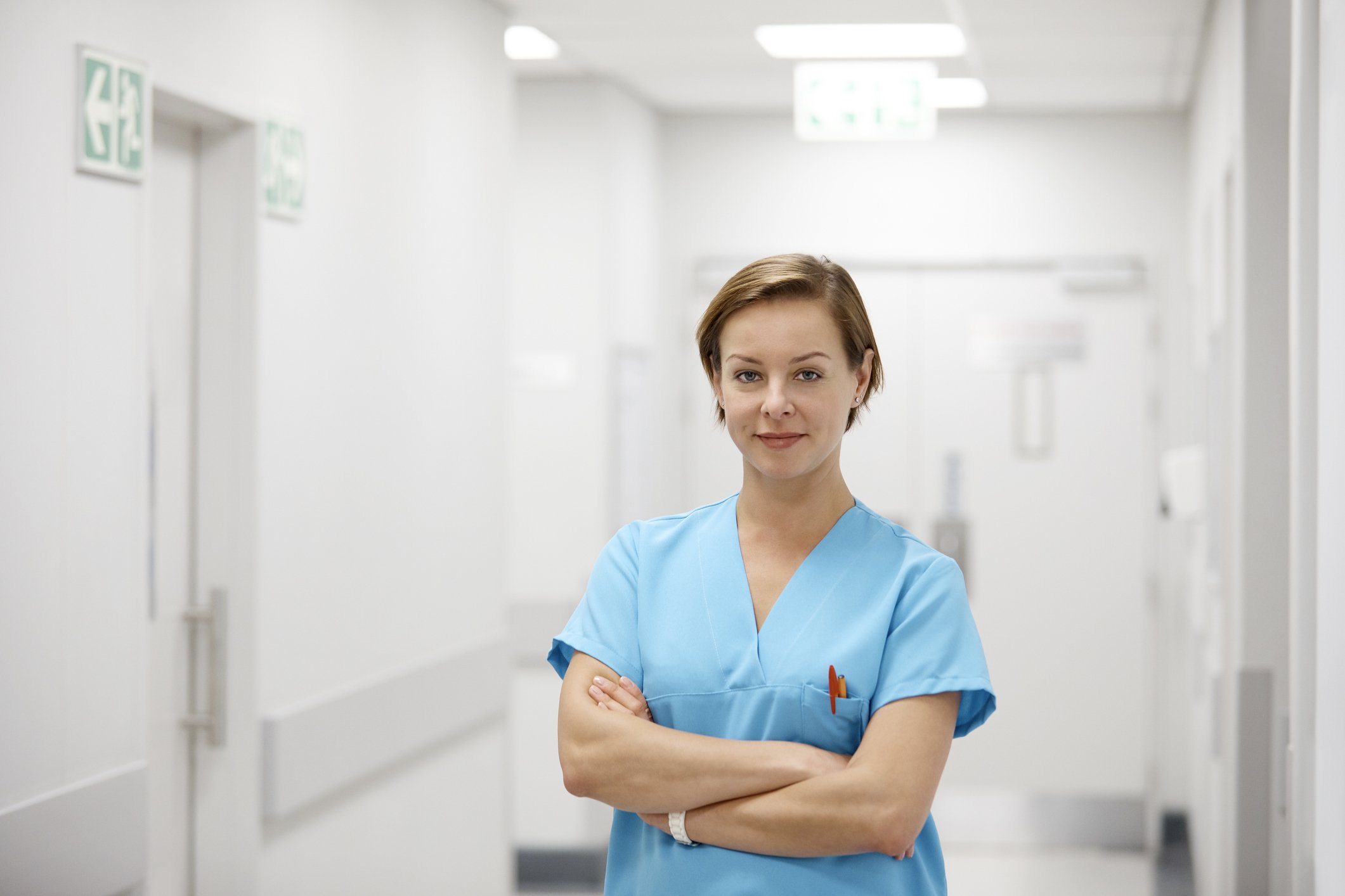 Portrait of a confident female nurse in hospital | Photo: Getty Images