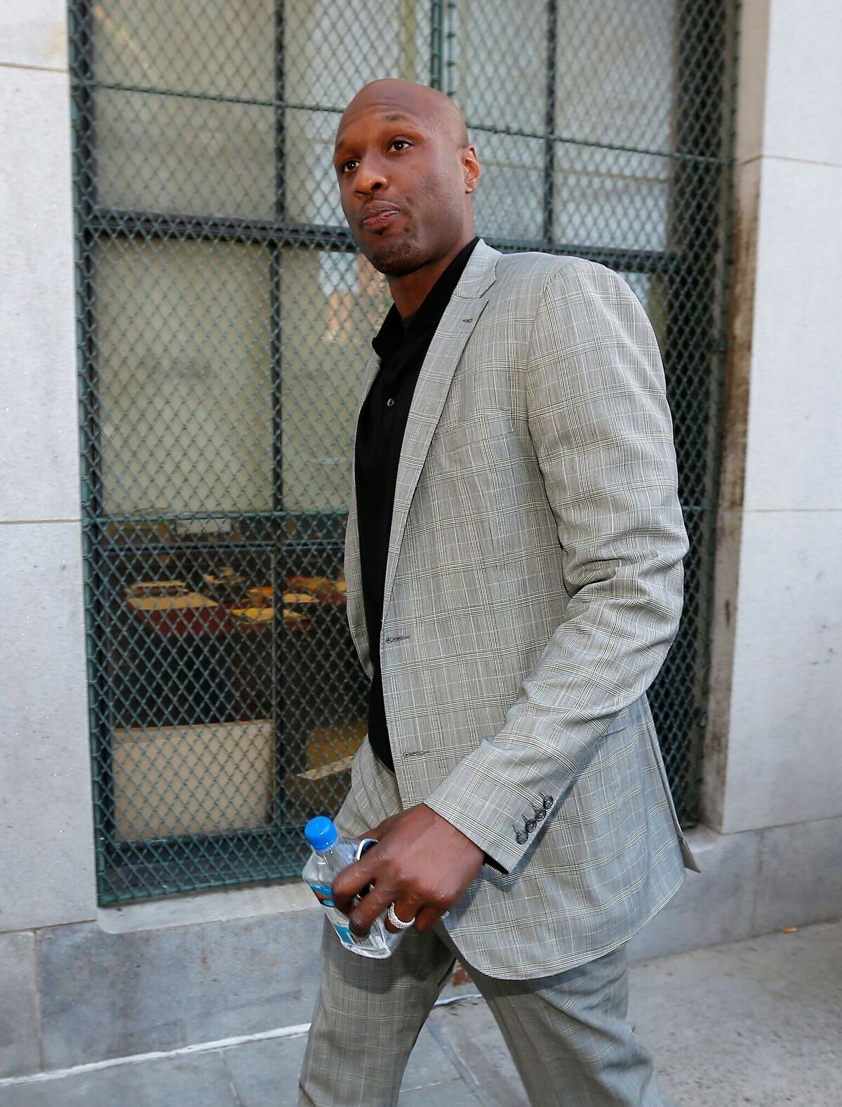 Lamar Odom arrives to attend a custody hearing with ex-girlfriend Liza Morales at New York State Supreme Court on March 5, 2013 in New York Cityv| Photo: Getty Images