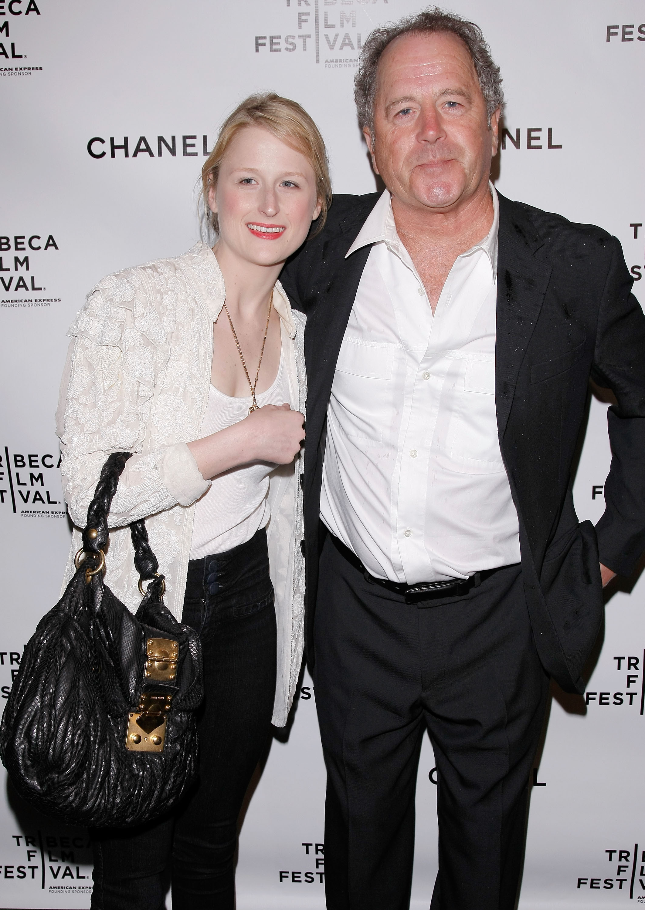 Mamie Gummer and Don Gummer attend the 3rd Annual Chanel Dinner Party Honoring Tribeca Film Festival Artist in New York City, on April 28, 2008. | Source: Getty Images
