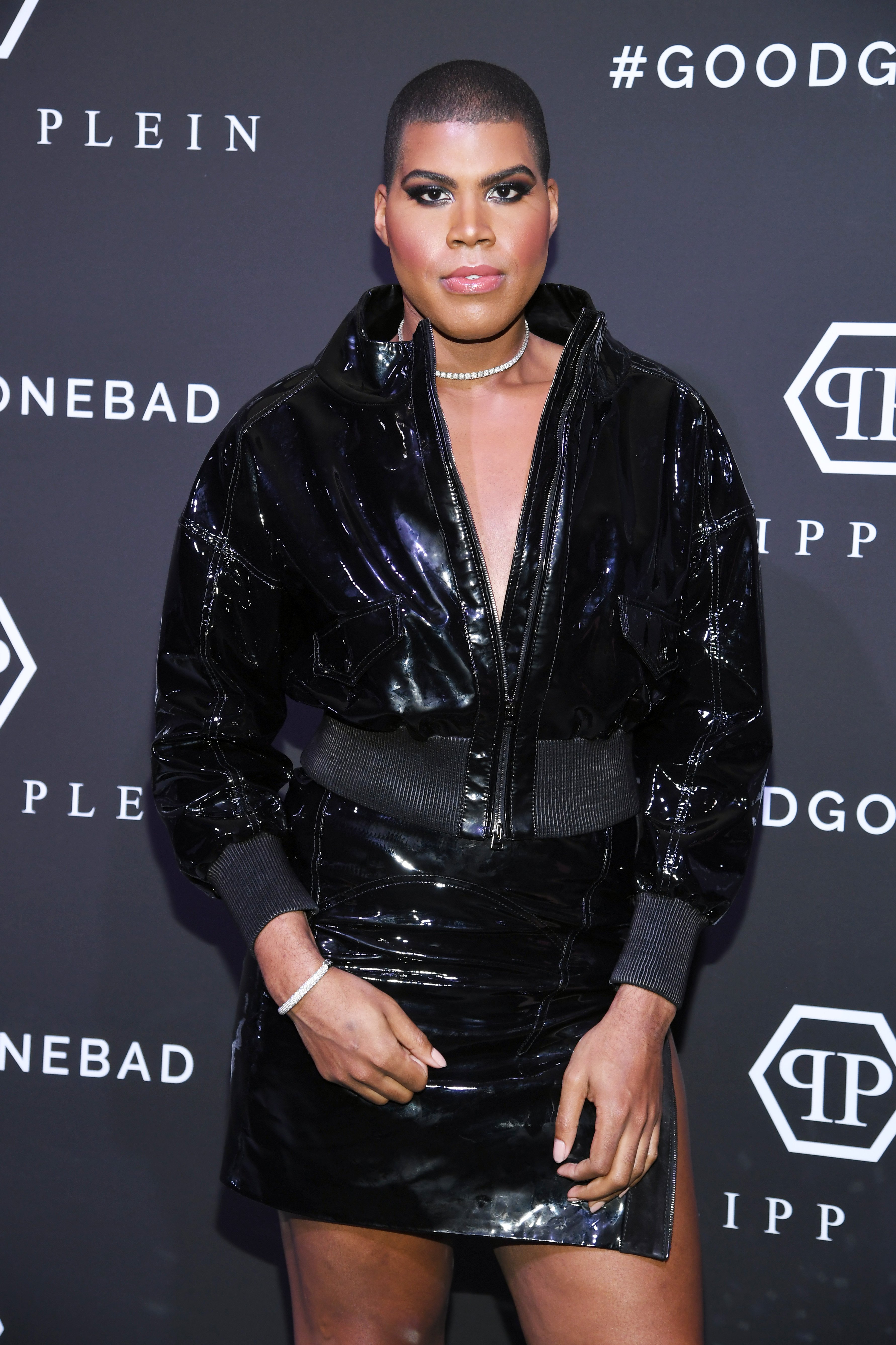 EJ Johnson at New York Fashion Week: The Shows at Hammerstein Ballroom on September 9, 2017 | Photo: Getty Images