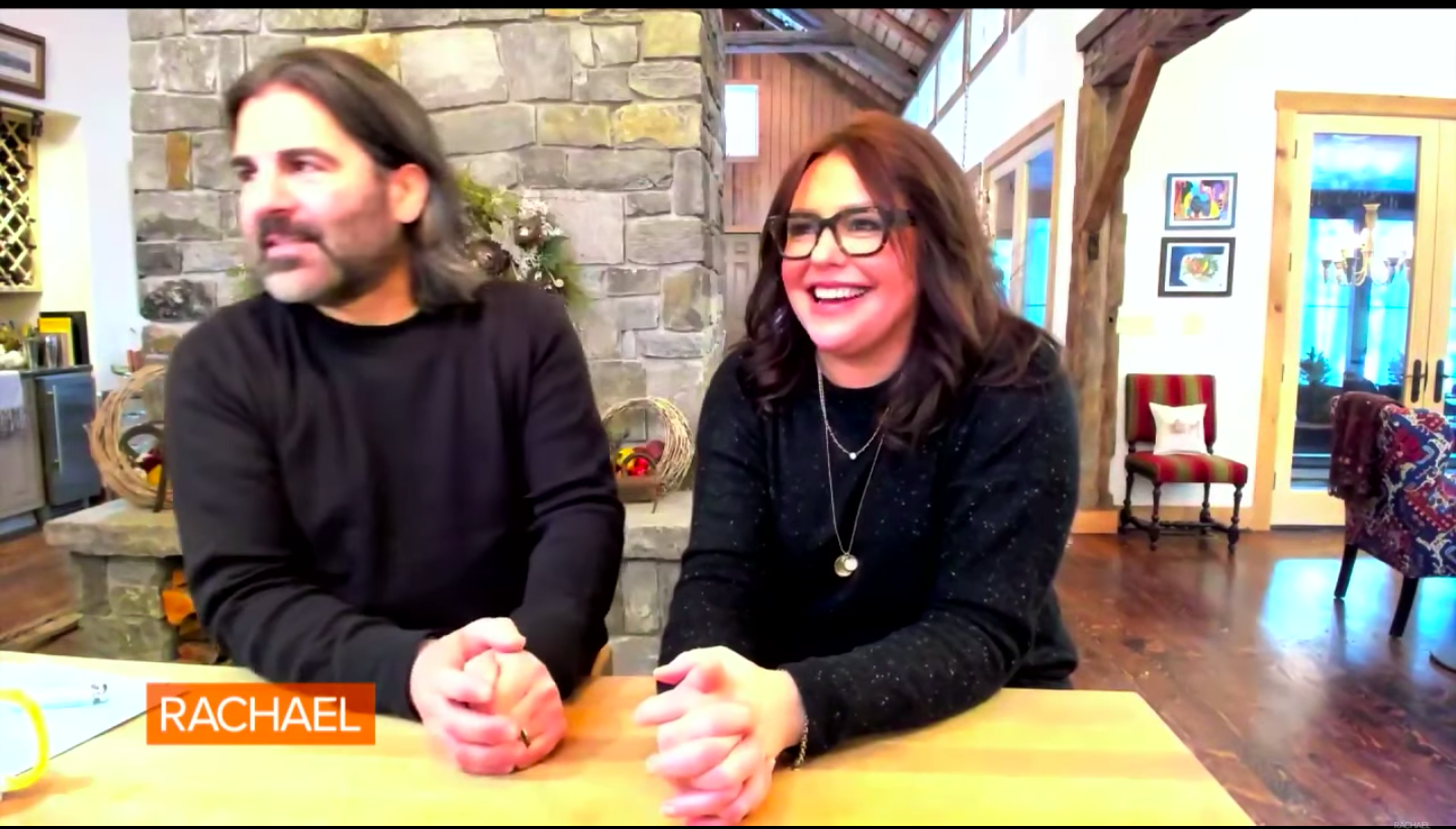Screenshot of Rachael Ray and her husband giving an update on their home from February 18 2021 | Source: YouTube/ Rachael Ray Show