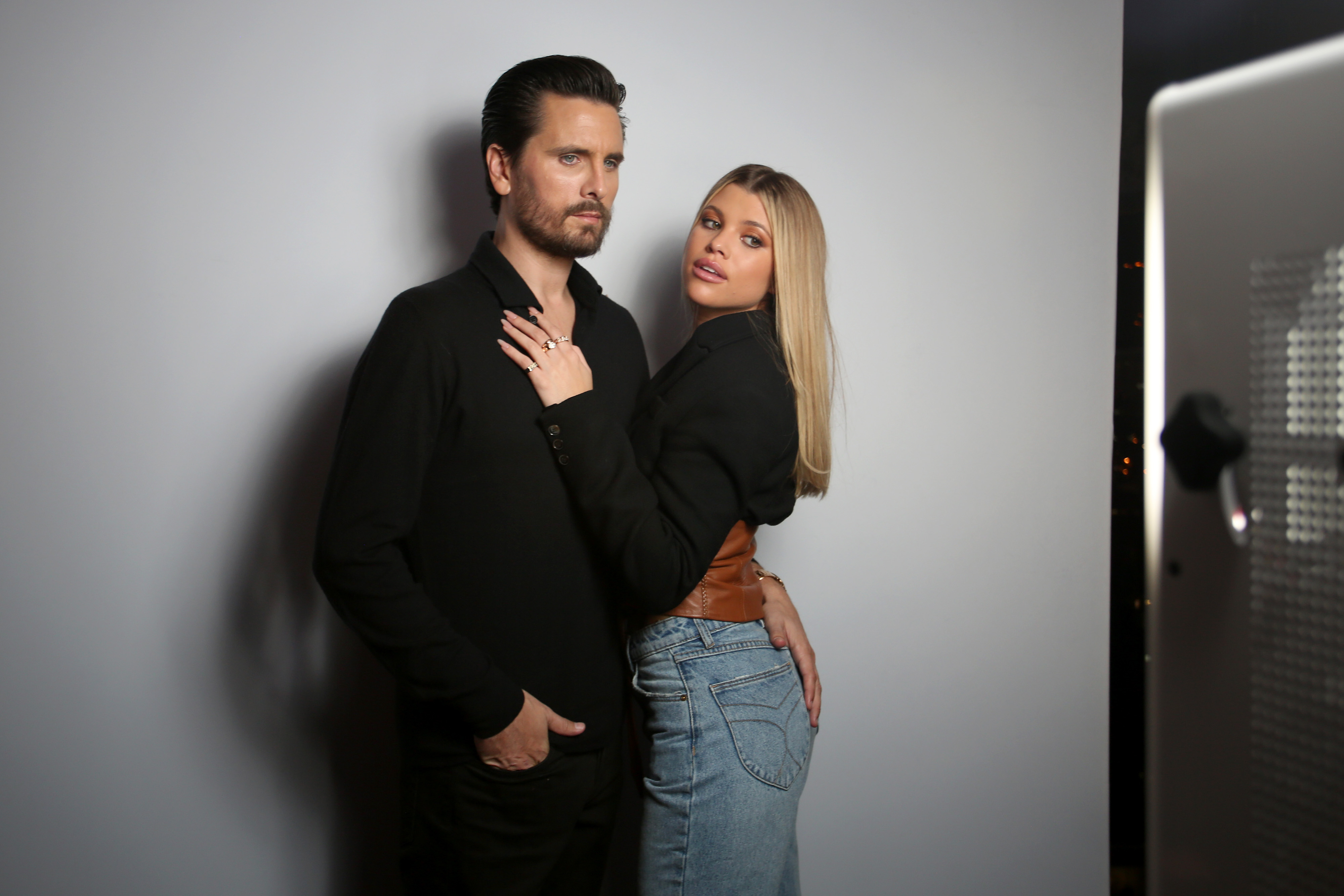 Scott Disick and Sofia Richie Grainge at the Rolla's x Sofia Richie Launch Event in West Hollywood, California on February 20, 2020. | Source: Getty Images