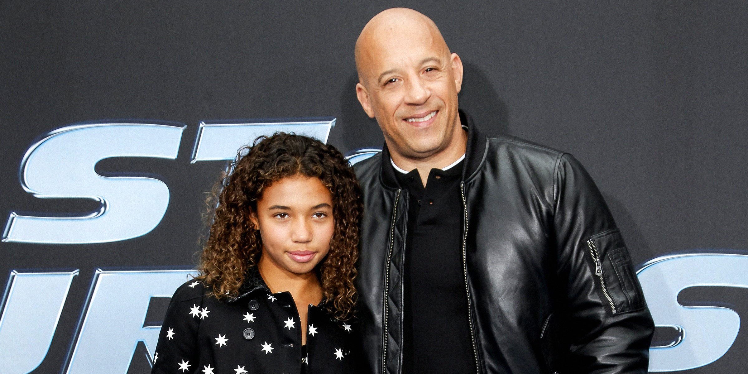 Hania Riley Sinclair and Vin Diesel. | Source: Getty Images