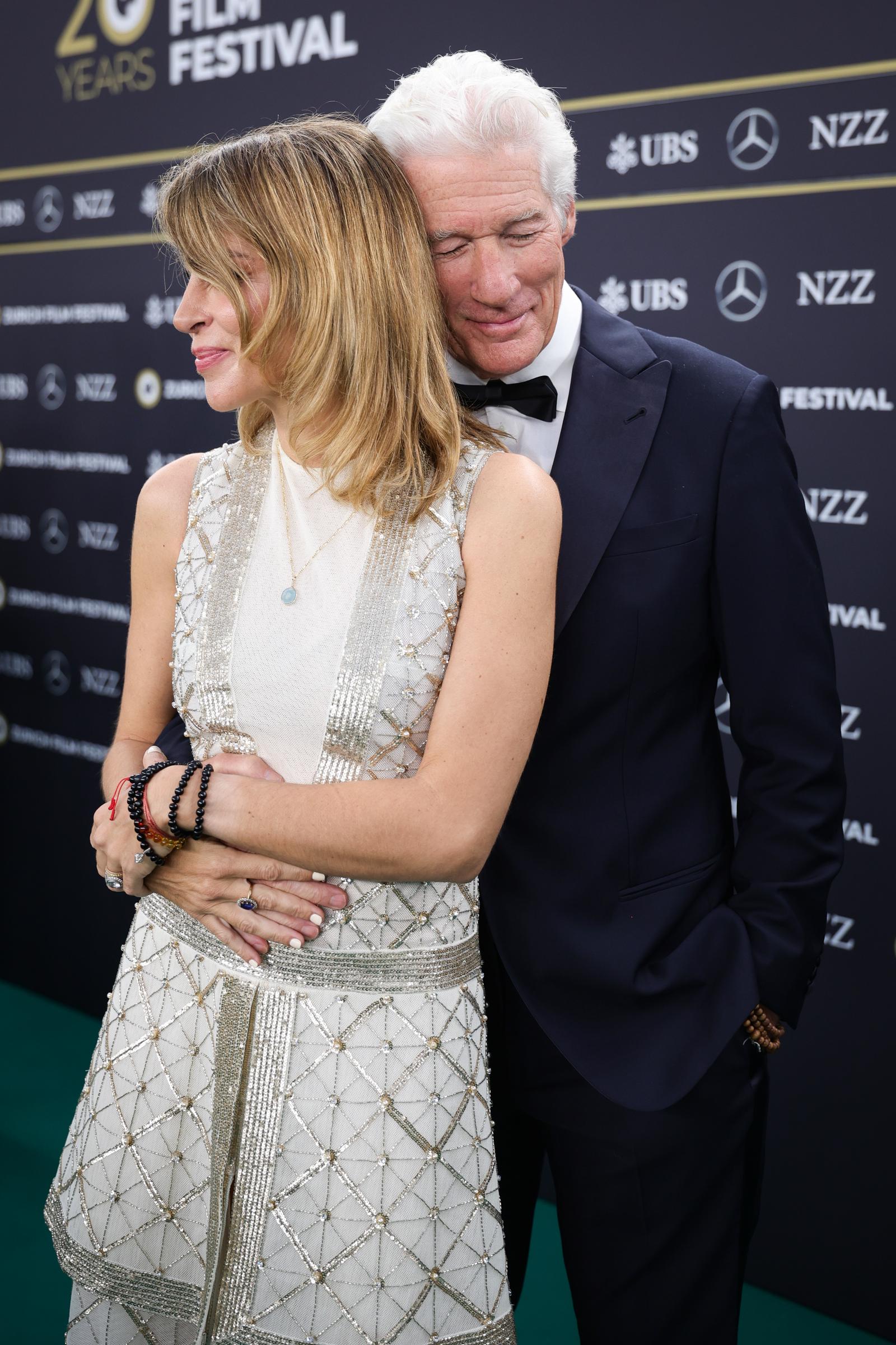 Alejandra Silva and Richard Gere on October 8, 2024 | Source: Getty Images