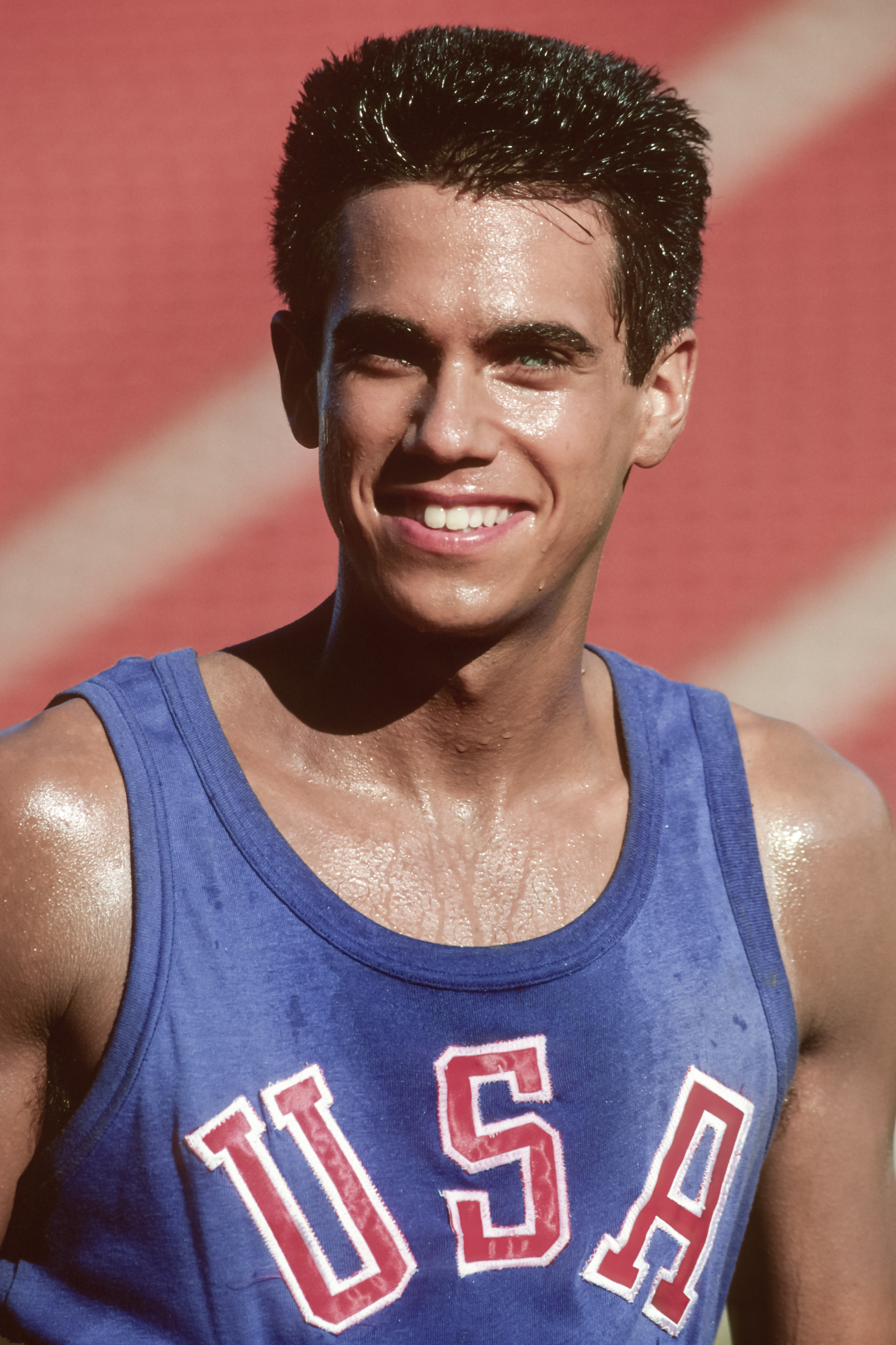 Robby Benson plays the role of Billy Mills in the movie "Running Brave" filmed in Commonwealth Stadium in Edmonton, Canada, on October 11, 1982 | Source: Getty Images