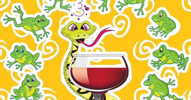 Some wine should distract this snake | Photo: Shutterstock