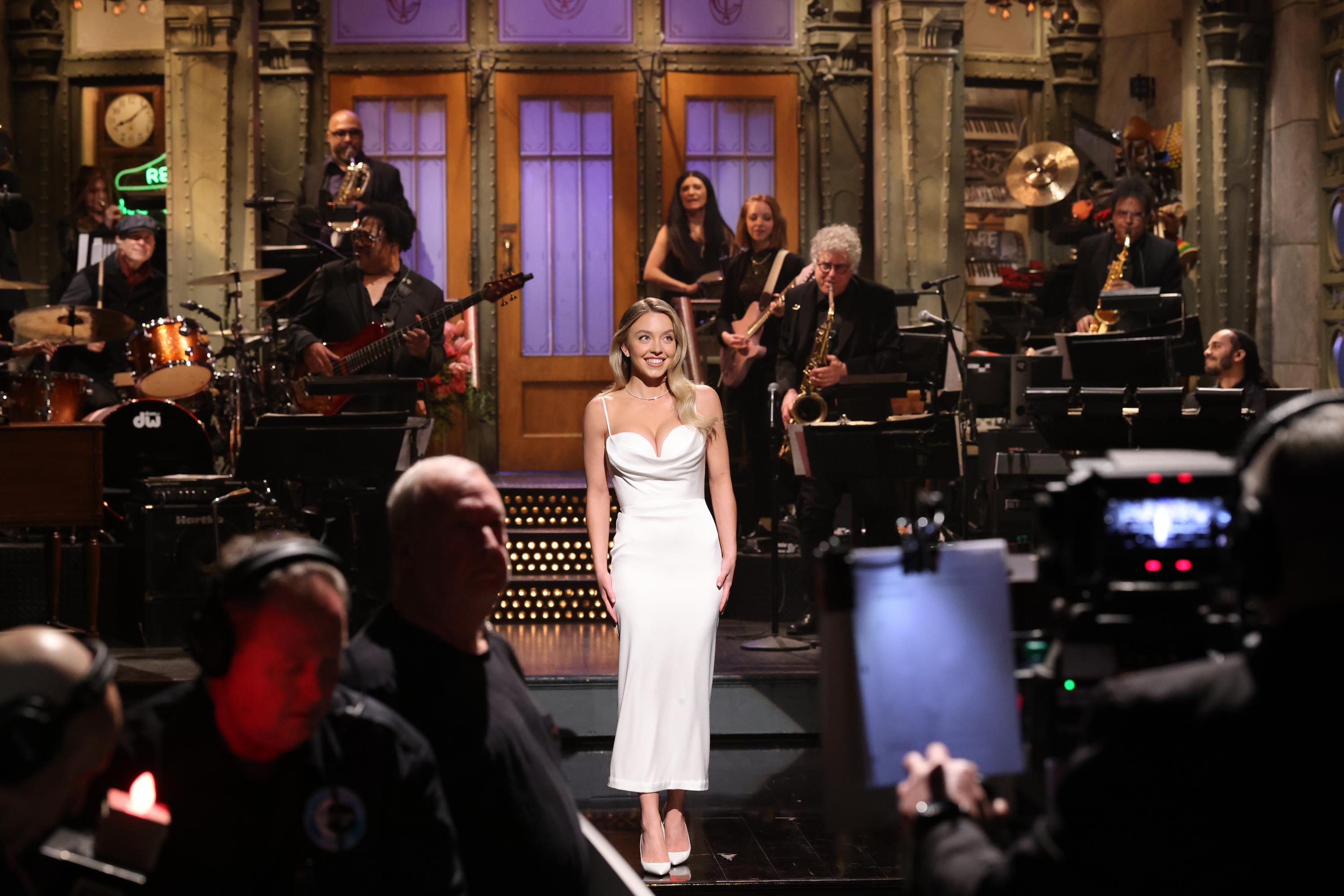 Sydney Sweeney on "Saturday Night Live," on March 2, 2024 | Source: Getty Images