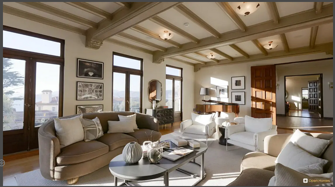 Robin Williams' mansion in San Fransisco, from a video dated October 2023 | Source: Vimeo.com/openhomes