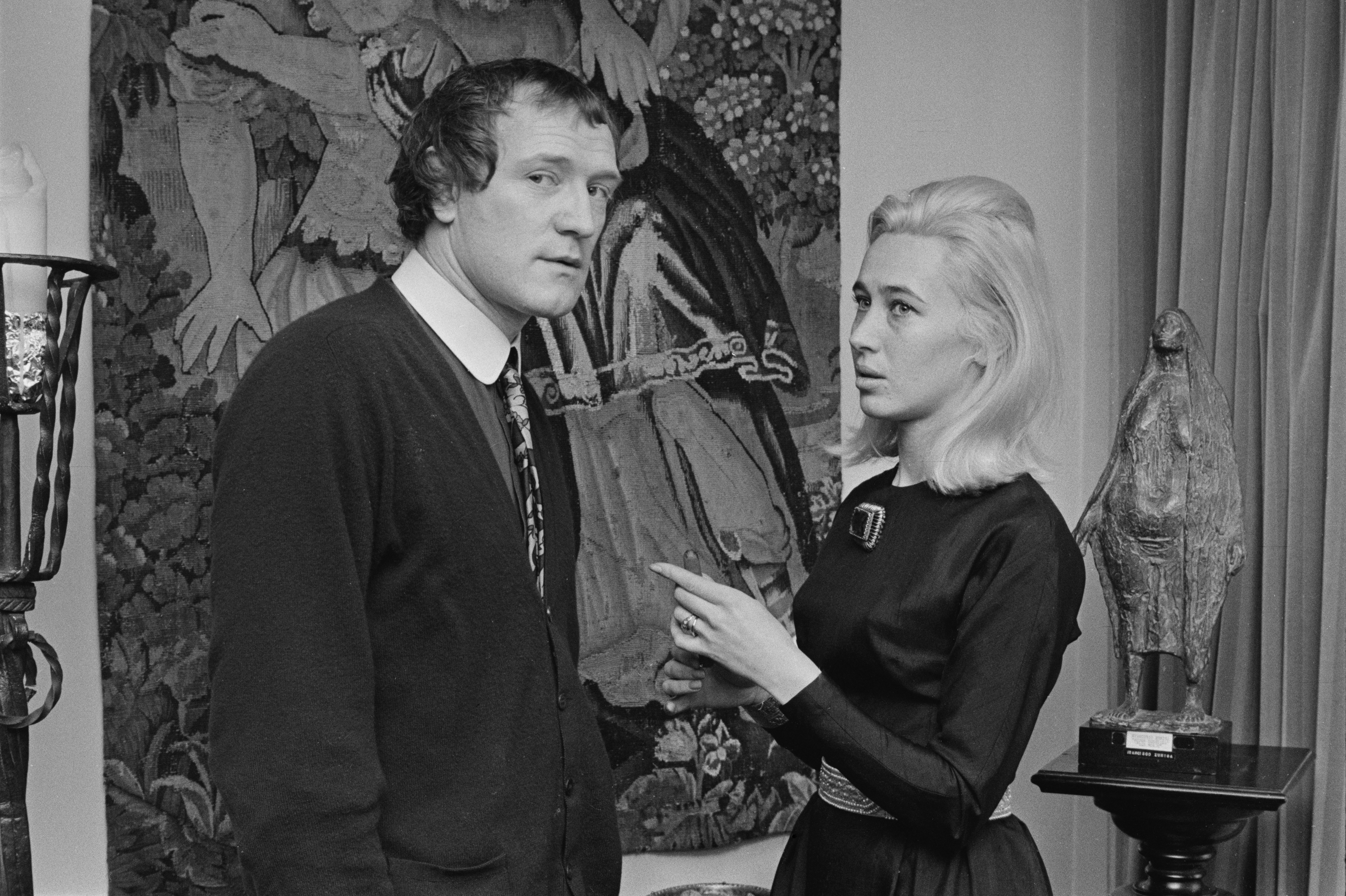 Photo of Richard Harris and Elizabeth Rees-Williams in March 1966 | Source: Getty Images