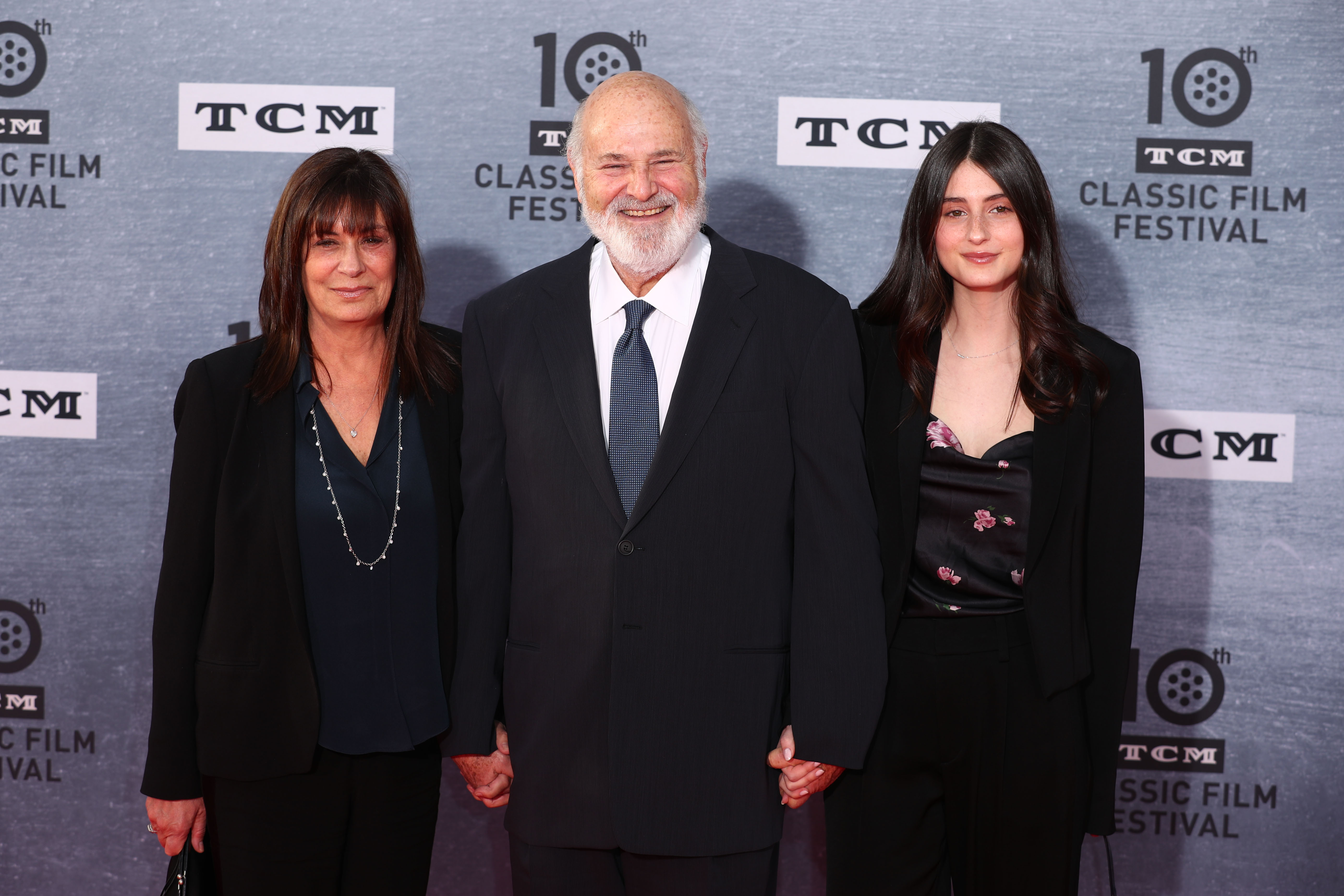 Rob Reiner, Michele Singer, and Romy Reiner on April 11, 2019 in Hollywood, California | Source: Getty Images