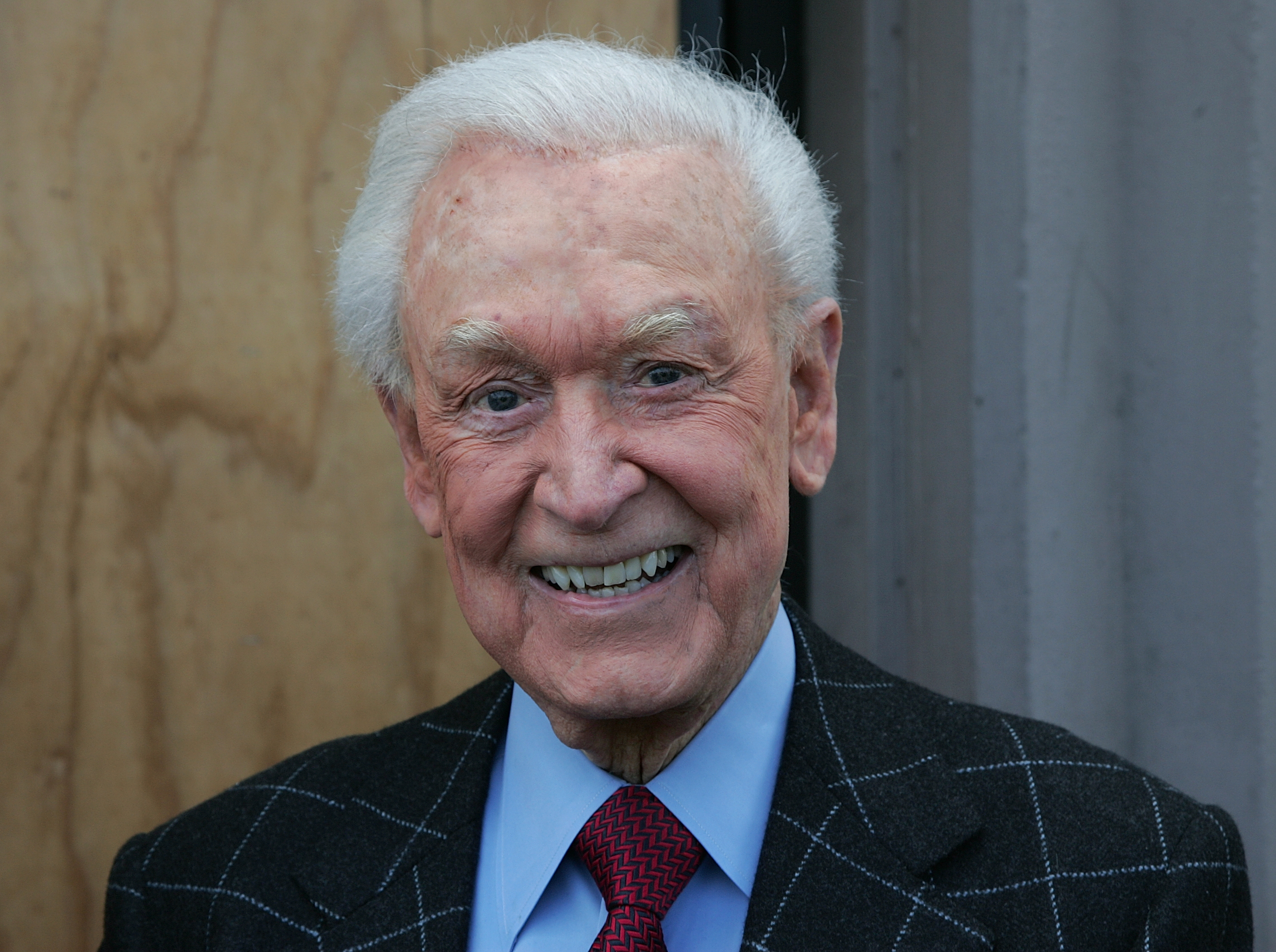 Bob Barker at the dedication ceremony for PETA's Los Angeles office "The Bob Barker Building" in 2010 | Source: Getty Images