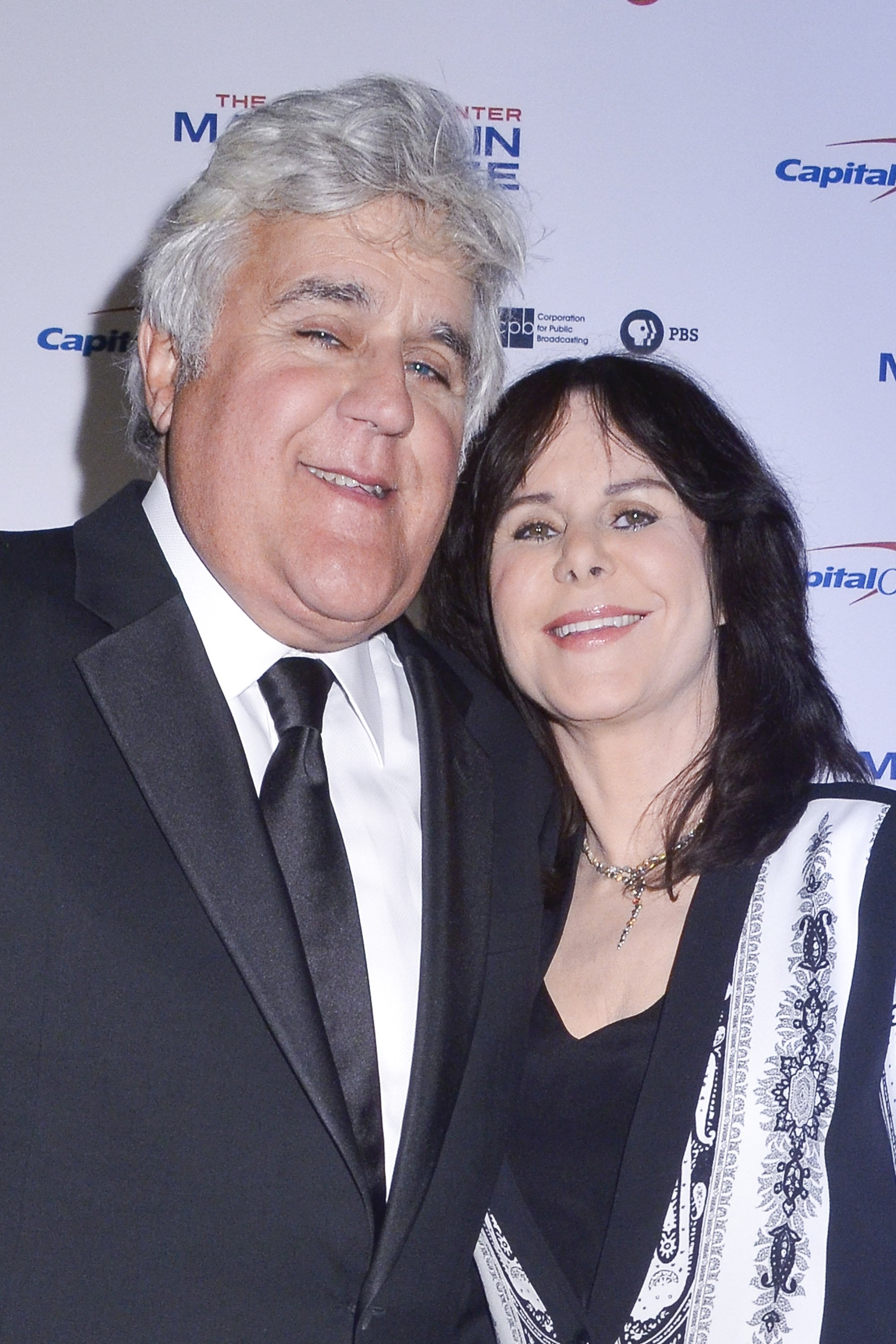 Jay and Mavis Leno during the Kennedy Center's Mark Twain Prize For American Humor on October 19, 2014, in Washington, DC. | Source: Getty Images