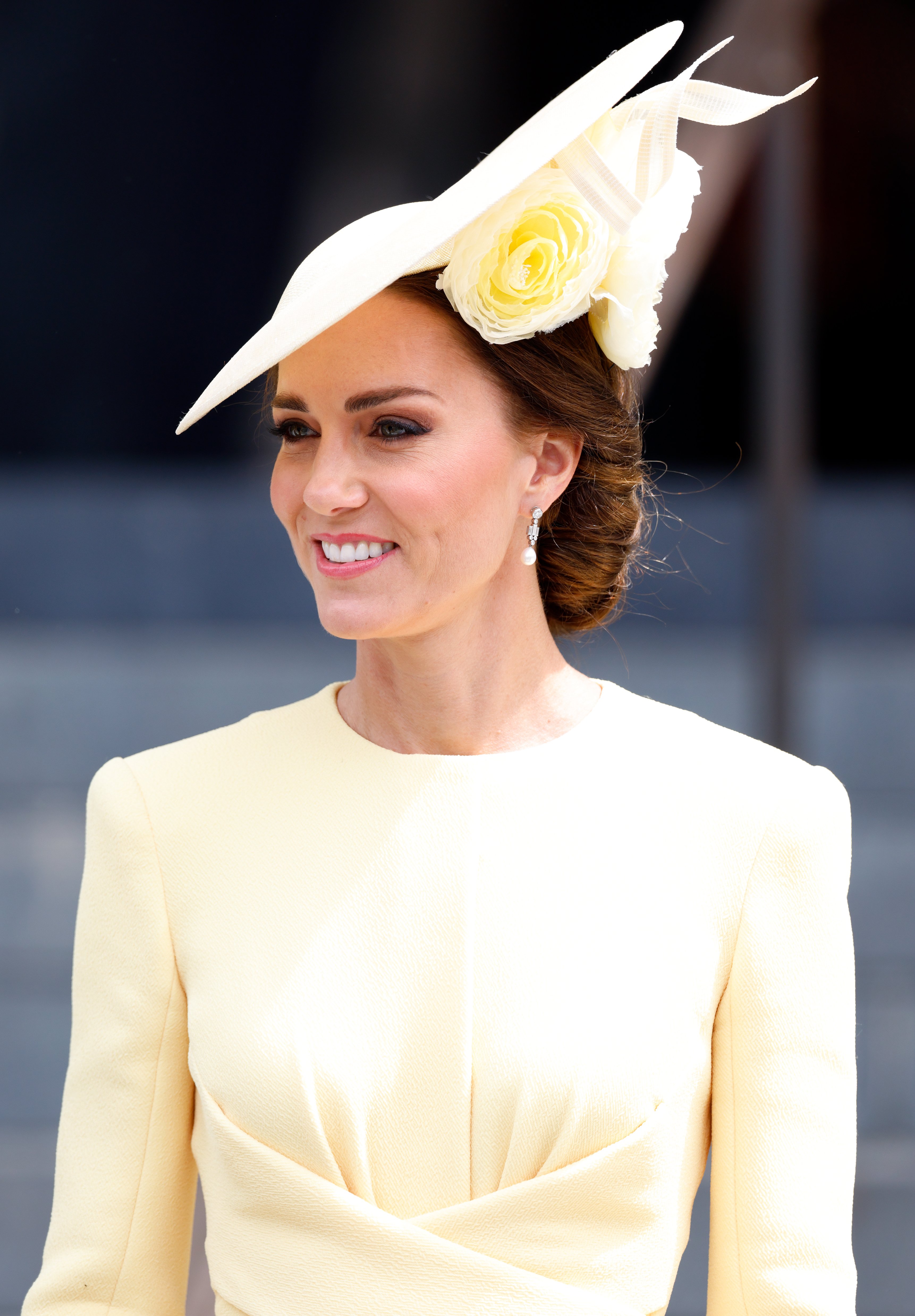 Catherine, Duchess of Cambridge attends a National Service of Thanksgiving to celebrate the Platinum Jubilee of Queen Elizabeth II at St Paul's Cathedral on June 3, 2022 in London, England | Source: Getty Images