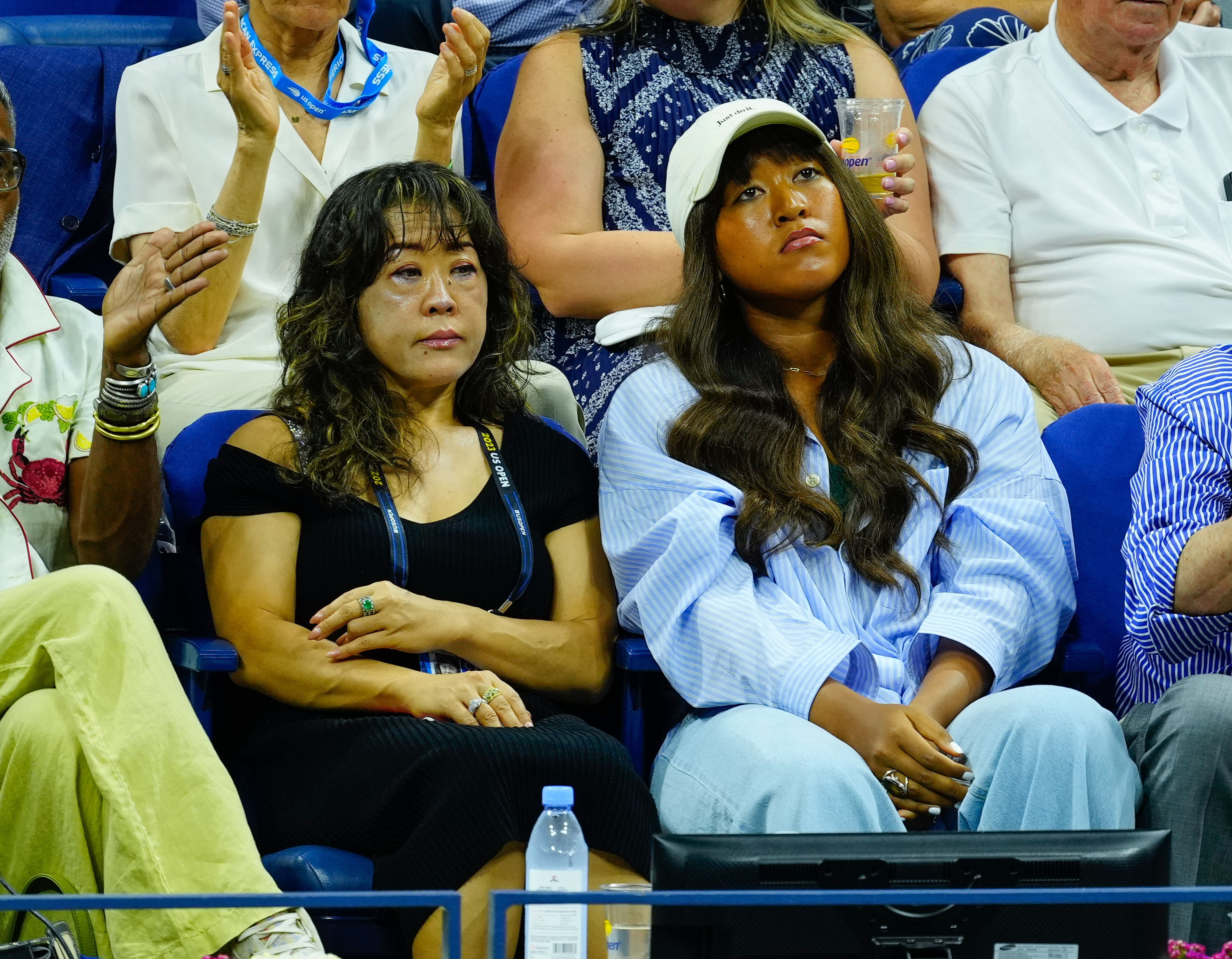 Tamaki Osaka and Naomi Osaka at the 2023 US Open in New York City on September 7, 2023 | Source: Getty Images