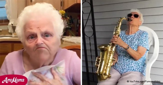 91-year-old grandmother and 25-year-old grandson go viral (video)