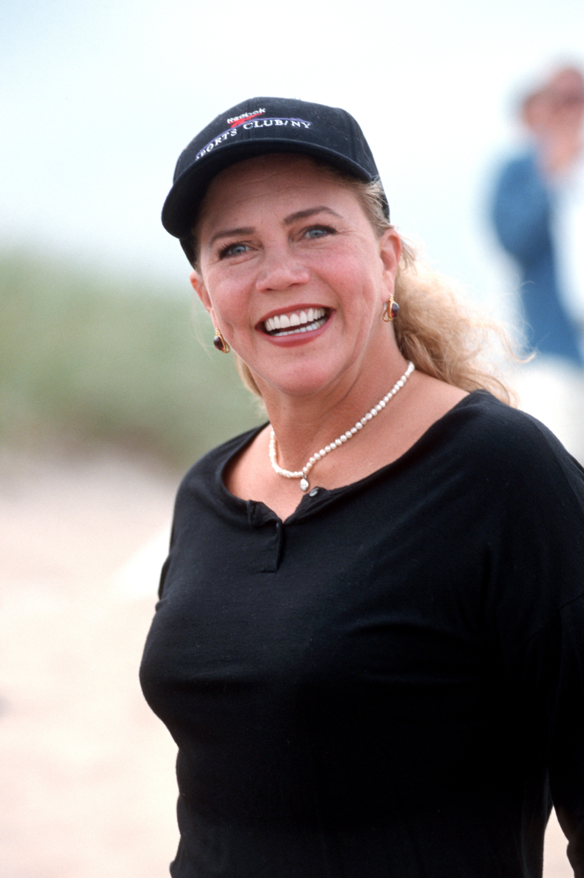 Kathleen Turner during Dishes Benefit for AIDS Programs on July 10, 1999, in Amagansett, New York. | Source: Getty Images