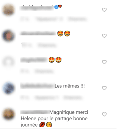 Capture d'écran du commentaire d'un internaute sur la photo d'Hélène Darroze et sa mère | Source : instagram.com/helenedarroze/ Capture d'écran du commentaire d'un internaute sur la photo d'Hélène Darroze et sa mère | Source : instagram.com/helenedarroze/