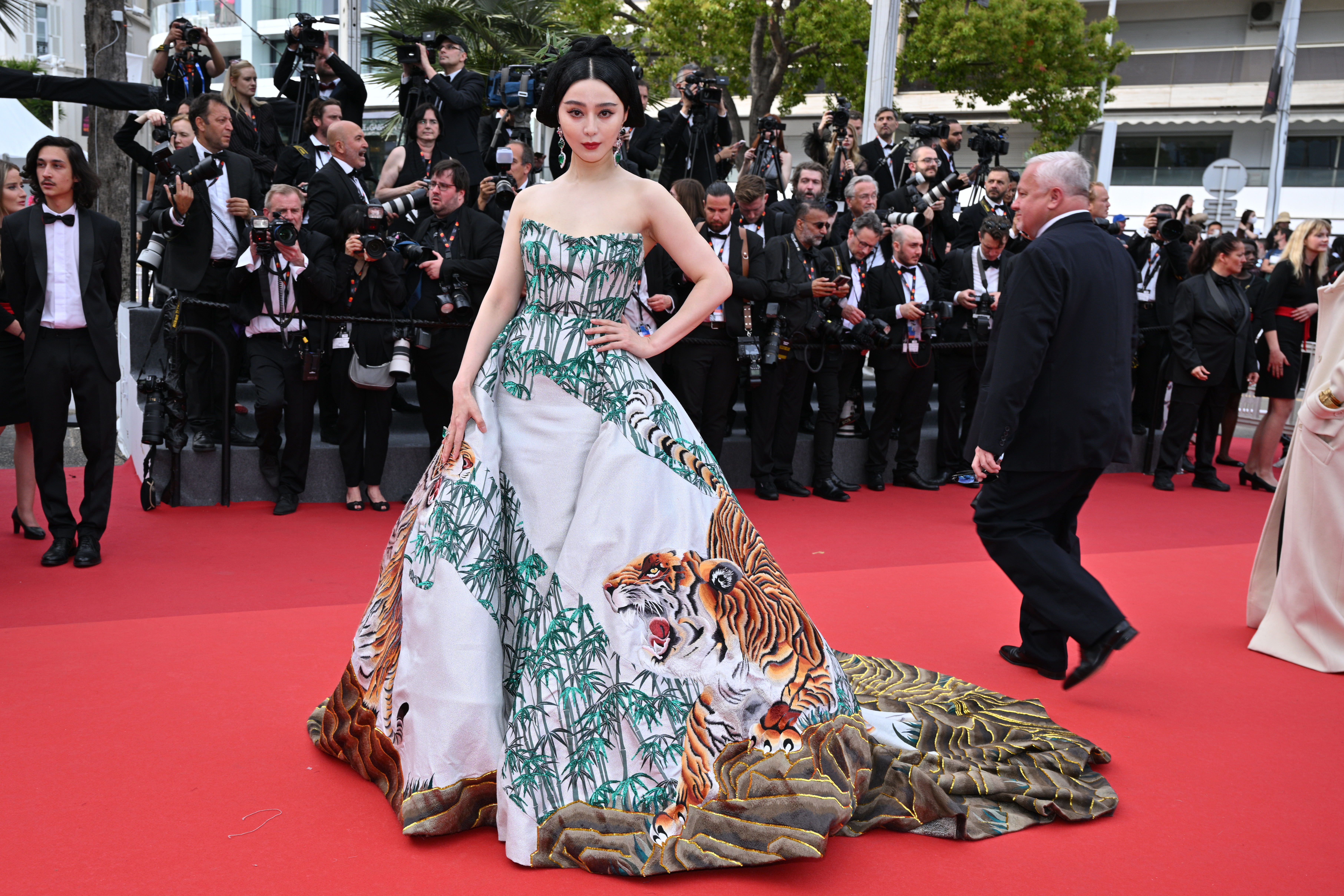 Fan Bingbing at the red carpet of the 76th Annual Cannes Film Festival on May 16, 2023 in Cannes, France | Source: Getty Images