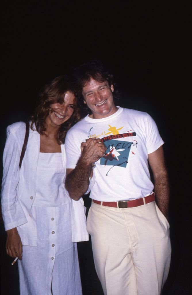 Robin Williams and his wife Valerie Velardi circa 1980 in Los Angeles, California | Photo: Getty Images