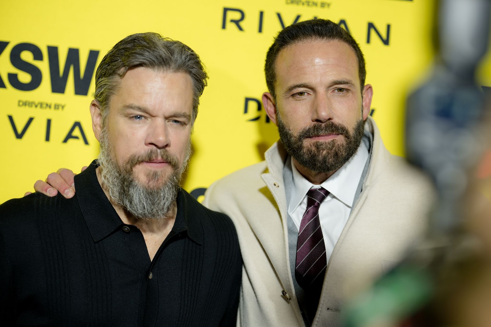 Matt Damon and Ben Affleck at the world premiere of “The Accountant 2” during the SXSW Conference and Festival on March 8, 2025, in Austin, Texas | Source: Getty Images