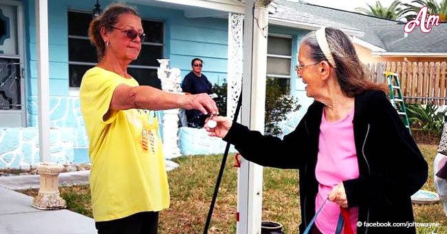 89-year-old woman was evicted but her generous neighbor bought the house back