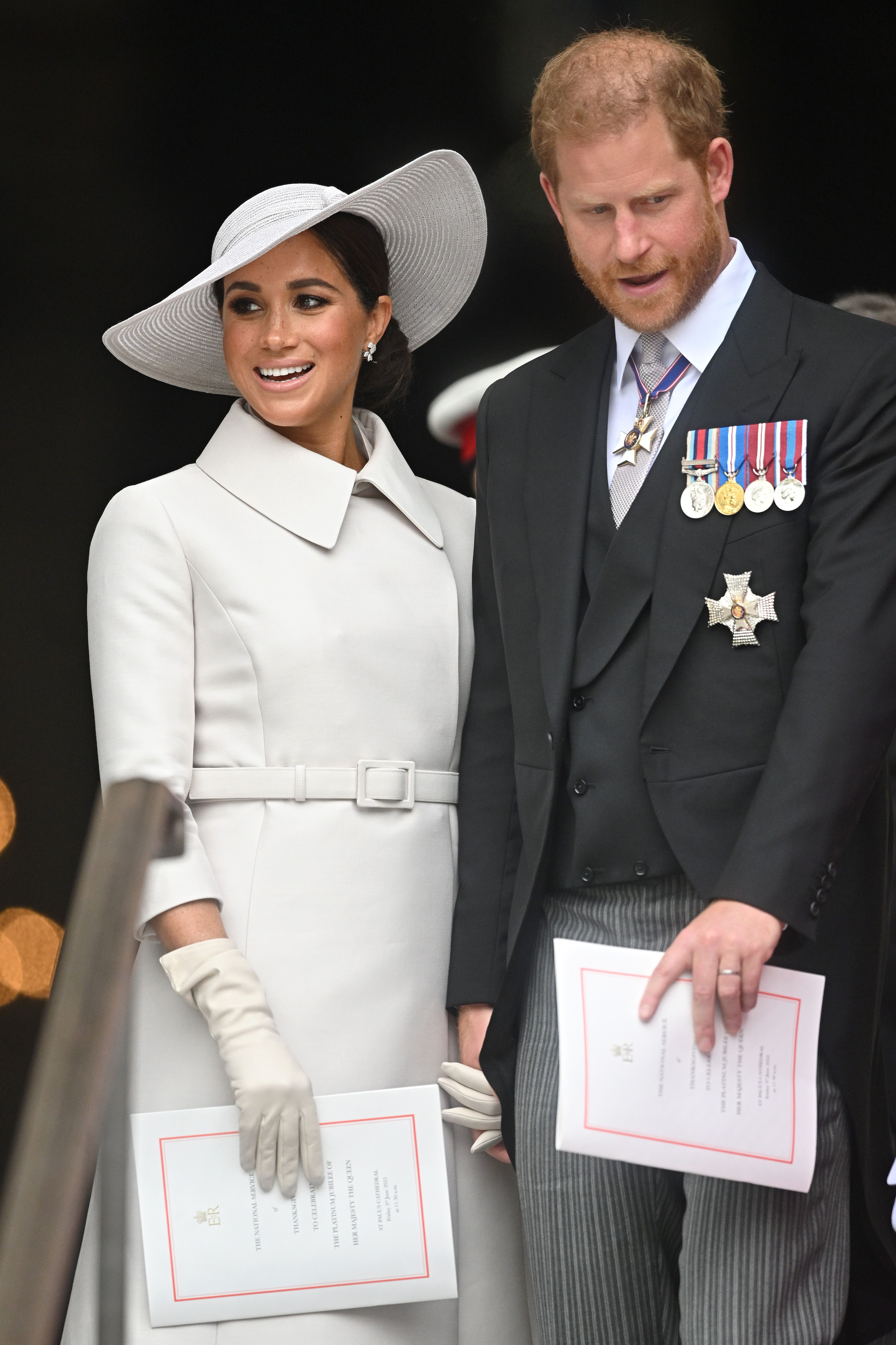 Prince Harry and Meghan Markle in London 2022. | Source: Getty Images 
