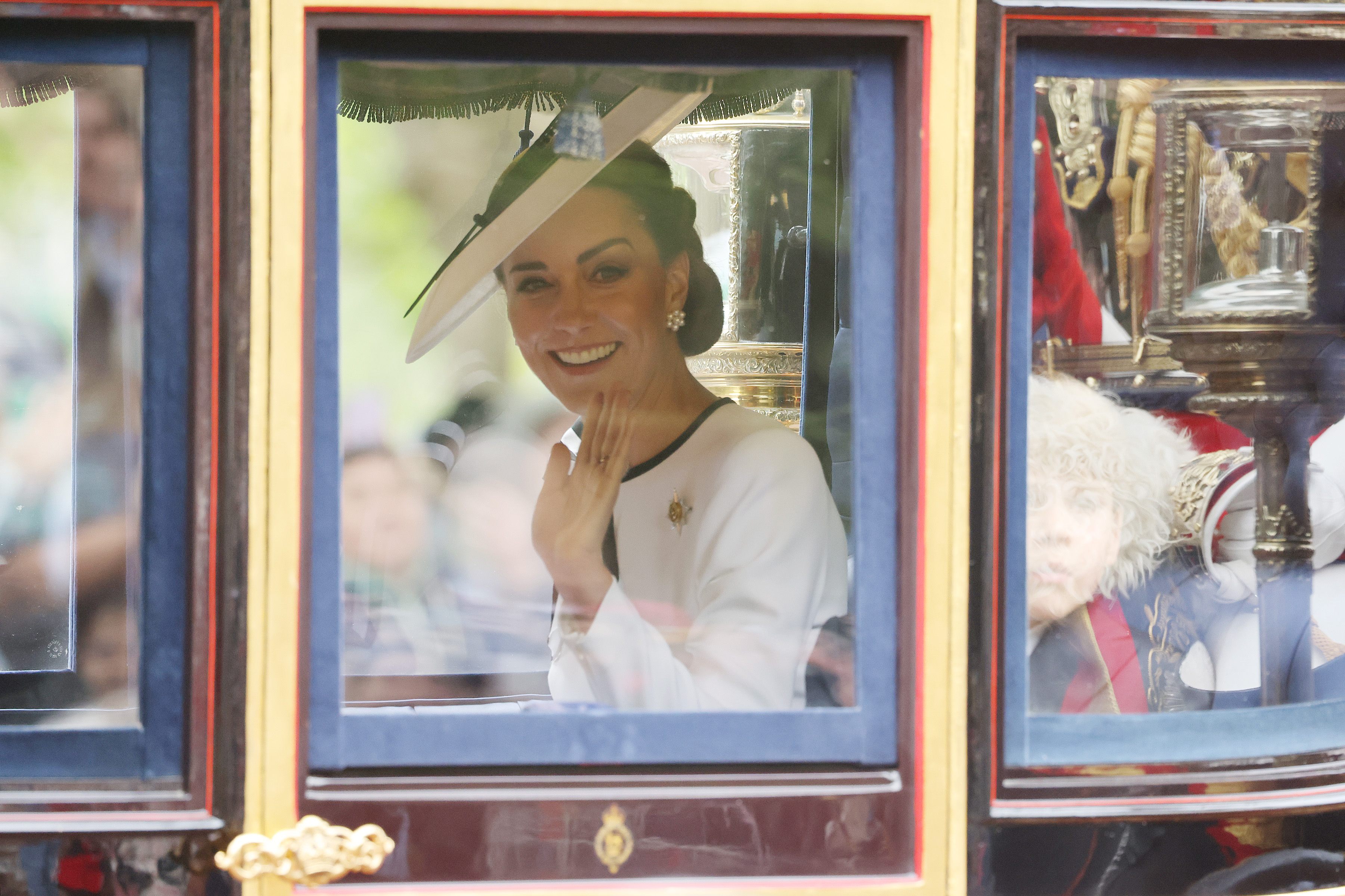 Catherine, Princess of Wales during Trooping the Colour in London, England, on June 15, 2024. | Source: Getty Images