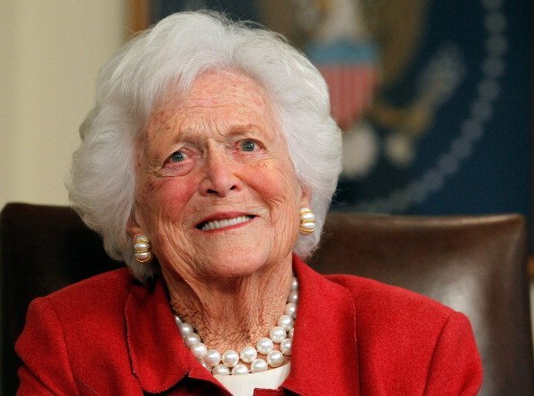 Barbara Bush at Former President George H. W. Bush's office on March 29, 2012 in Houston, Texas | Photo: Getty Images