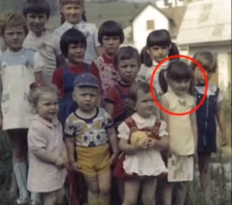 Melania as a child/ Source: YouTube/ dzonikg