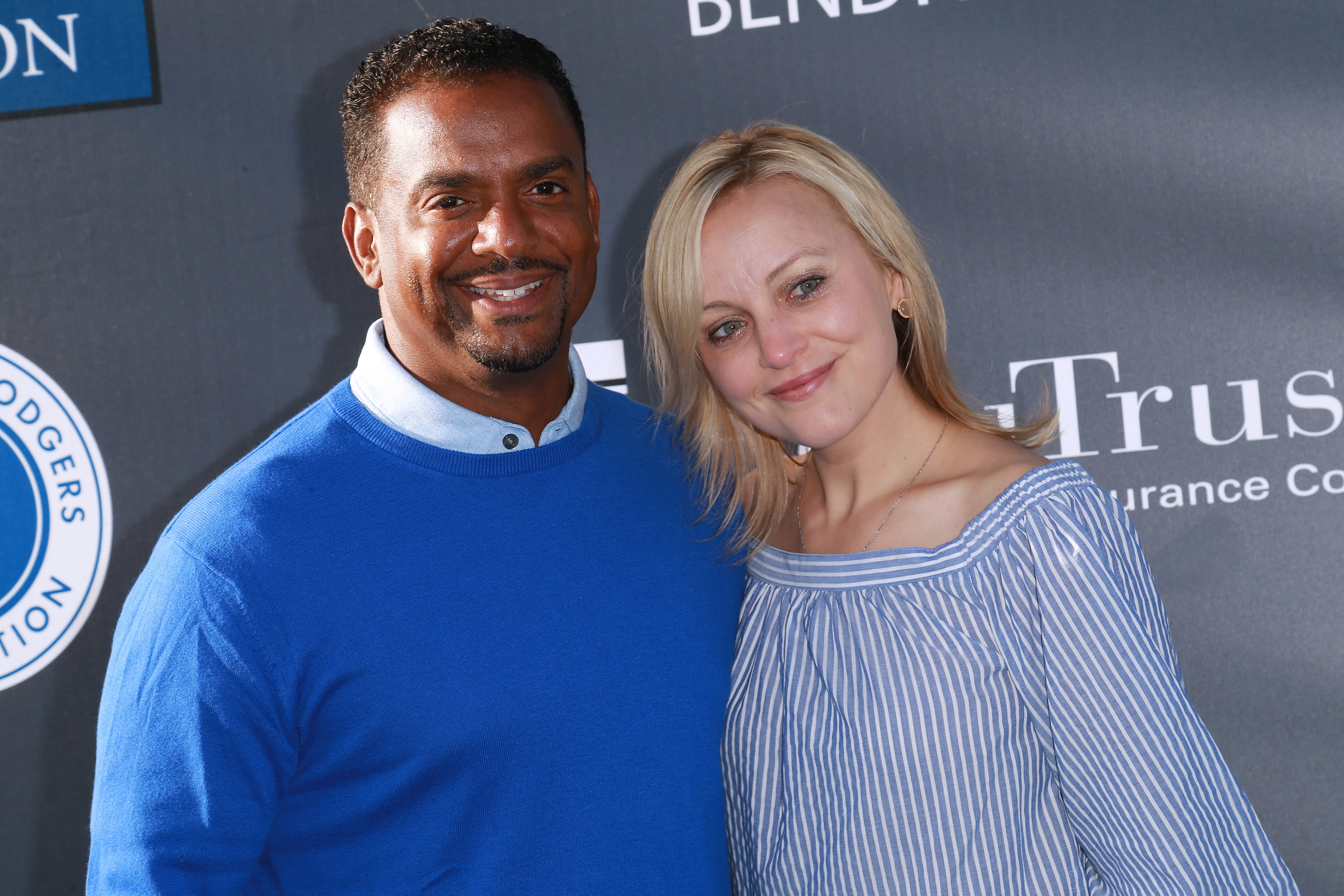 Actor Alfonso Ribeiro and Angela Unkrich attend the Los Angeles Dodgers Foundation's 3rd Annual Blue Diamond Gala at Dodger Stadium on June 8, 2017, in Los Angeles, California.| Source: Getty Images