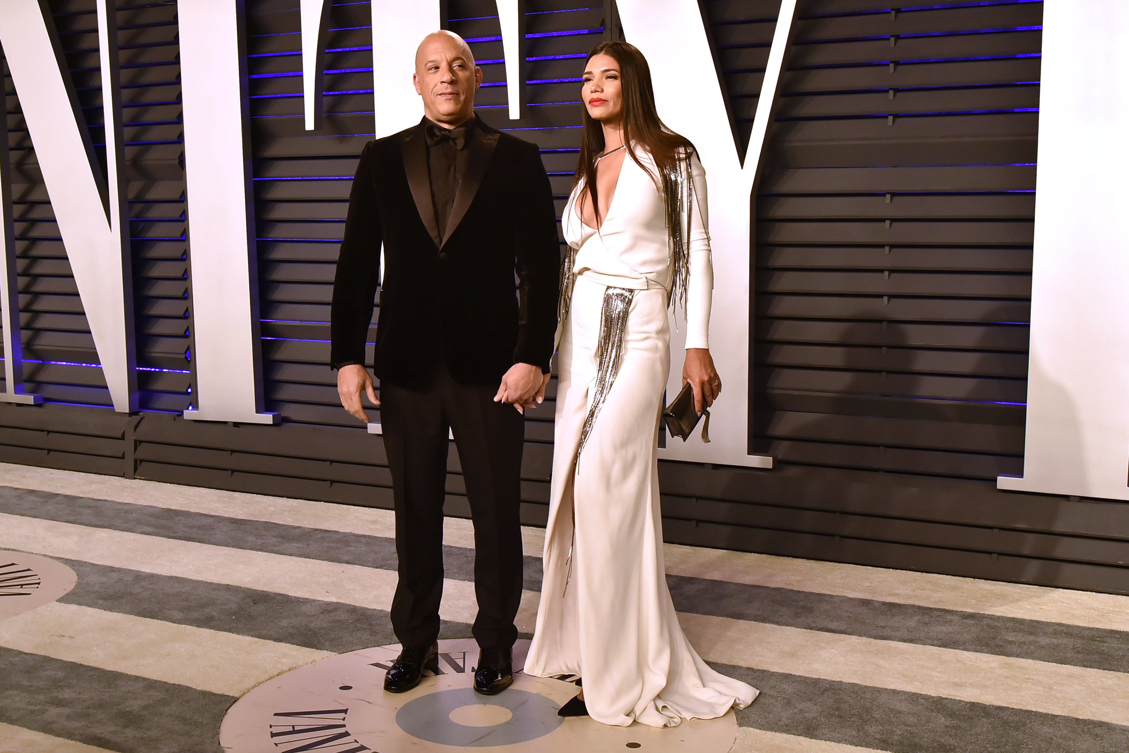 Vin Diesel and Paloma Jimenez attend the 2019 Vanity Fair Oscar Party on February 24, 2019 in Beverly Hills, California | Source: Getty Images