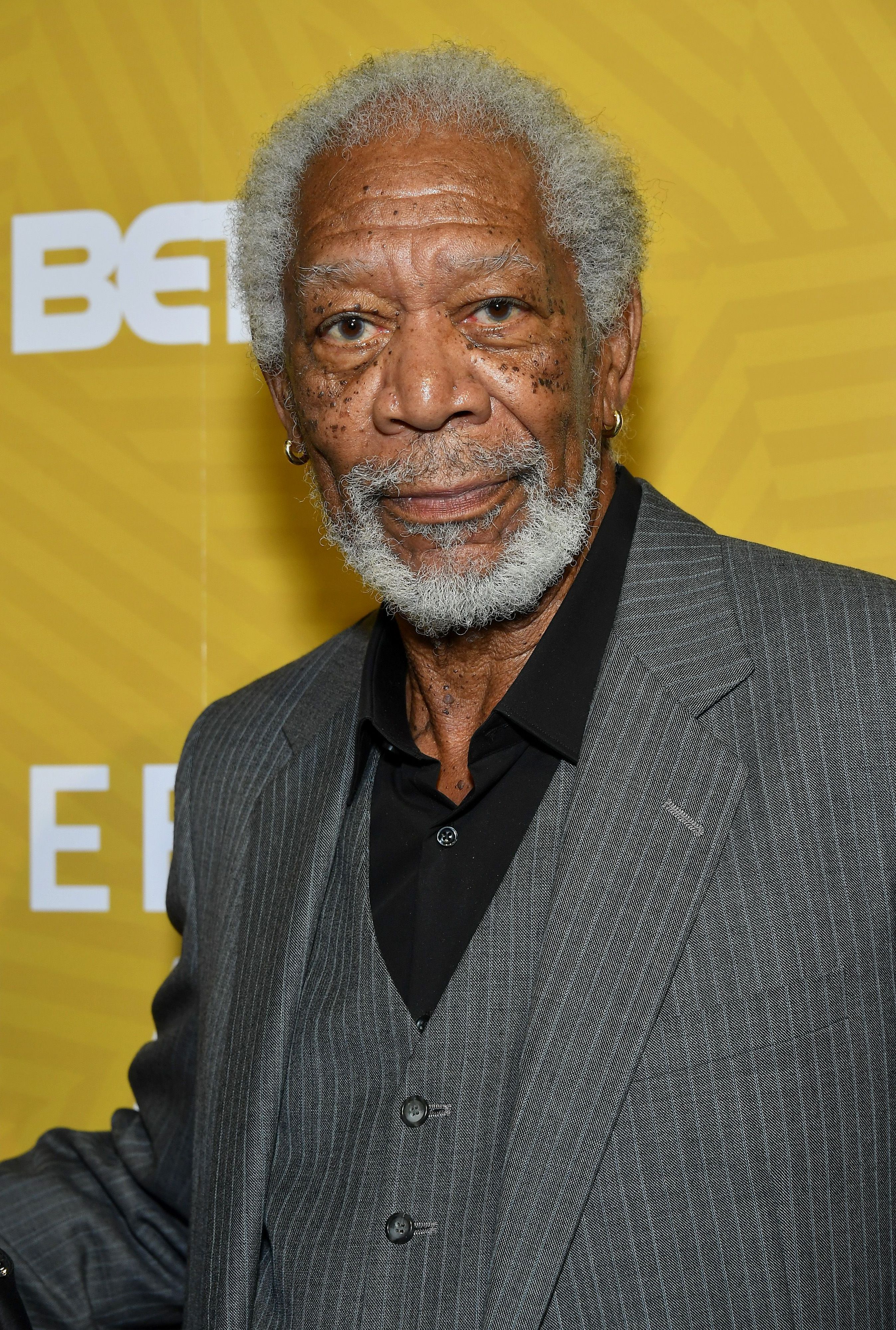 Morgan Freeman at the American Black Film Festival Honors Awards Ceremony in Beverly Hills, California on February 23, 2020 | source: Getty Images