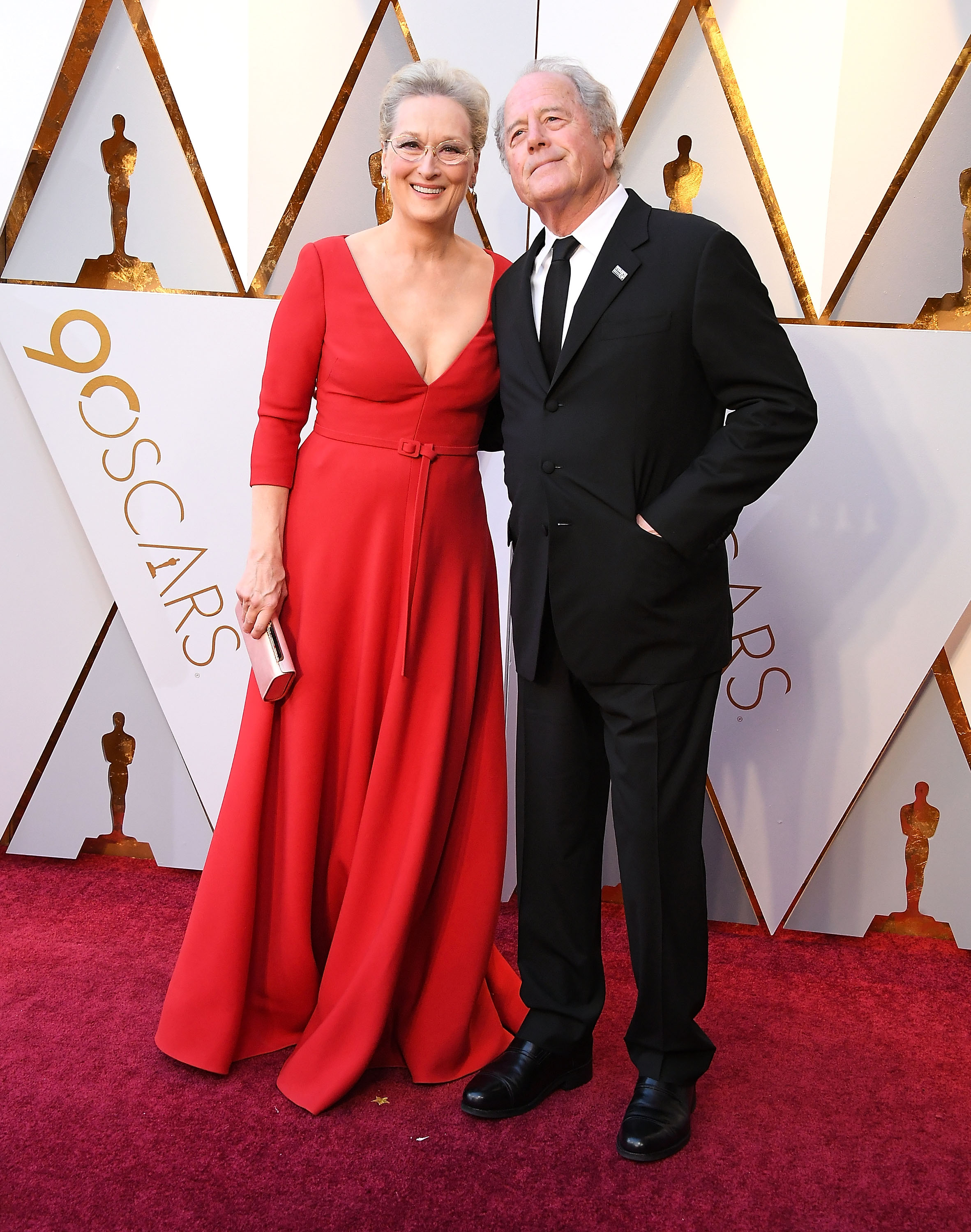 Meryl Streep and Don Gummer at the 90th Annual Academy Awards in Hollywood, California, on March 4, 2018 | Source: Getty Images