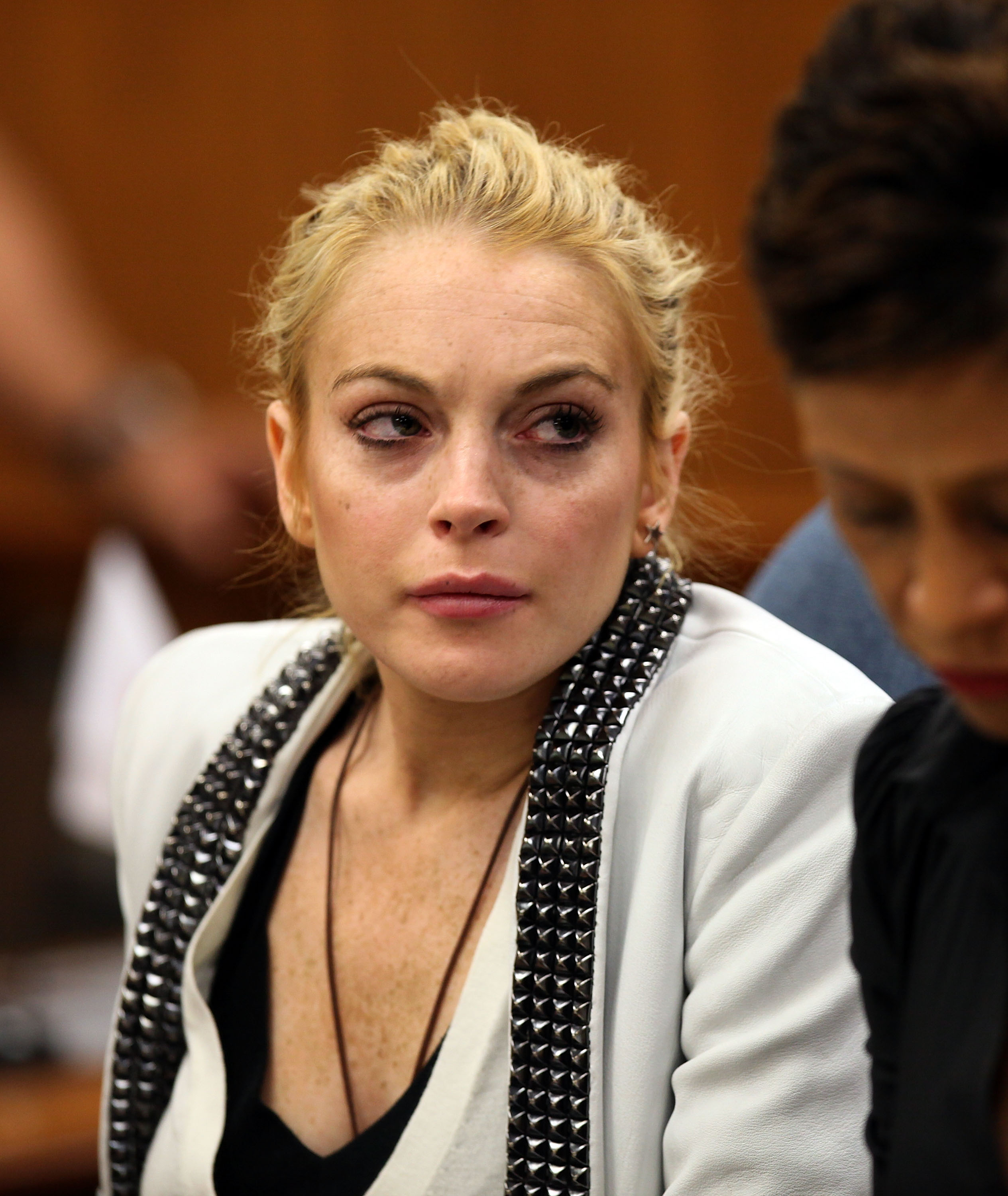 The actress attends a court hearing at Beverly Hills Municipal Court on October 16, 2009 | Source: Getty Images