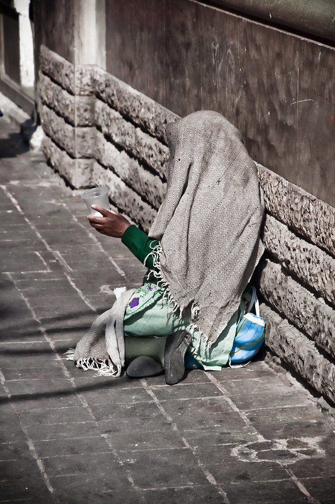 Indigente en una calle mexicana. | Foto: Flickr Indigente en una calle mexicana. | Foto: Flickr