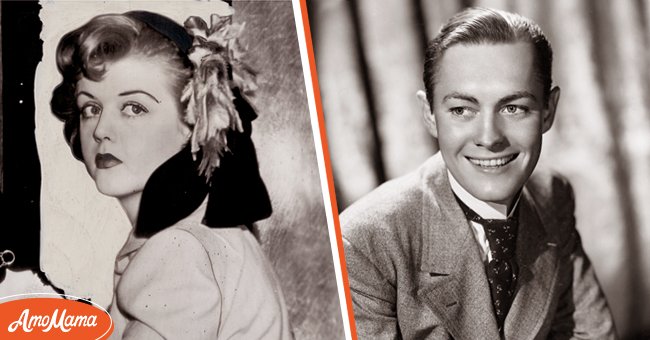[Left] An image of Angela Lansbury; [Right]A portrait of Richard Cromwell | Source: Getty Images