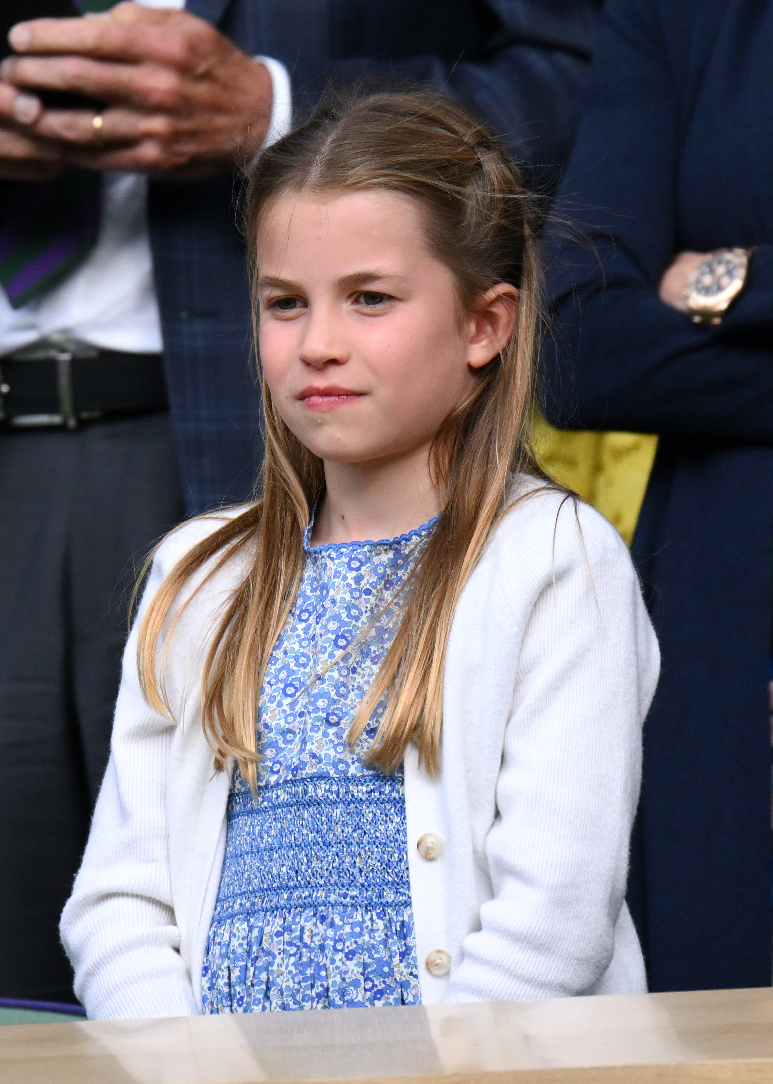 Princess Charlotte at the Wimbledon 2023 men's final in London, England on July 16, 2023 | Source: Getty Images
