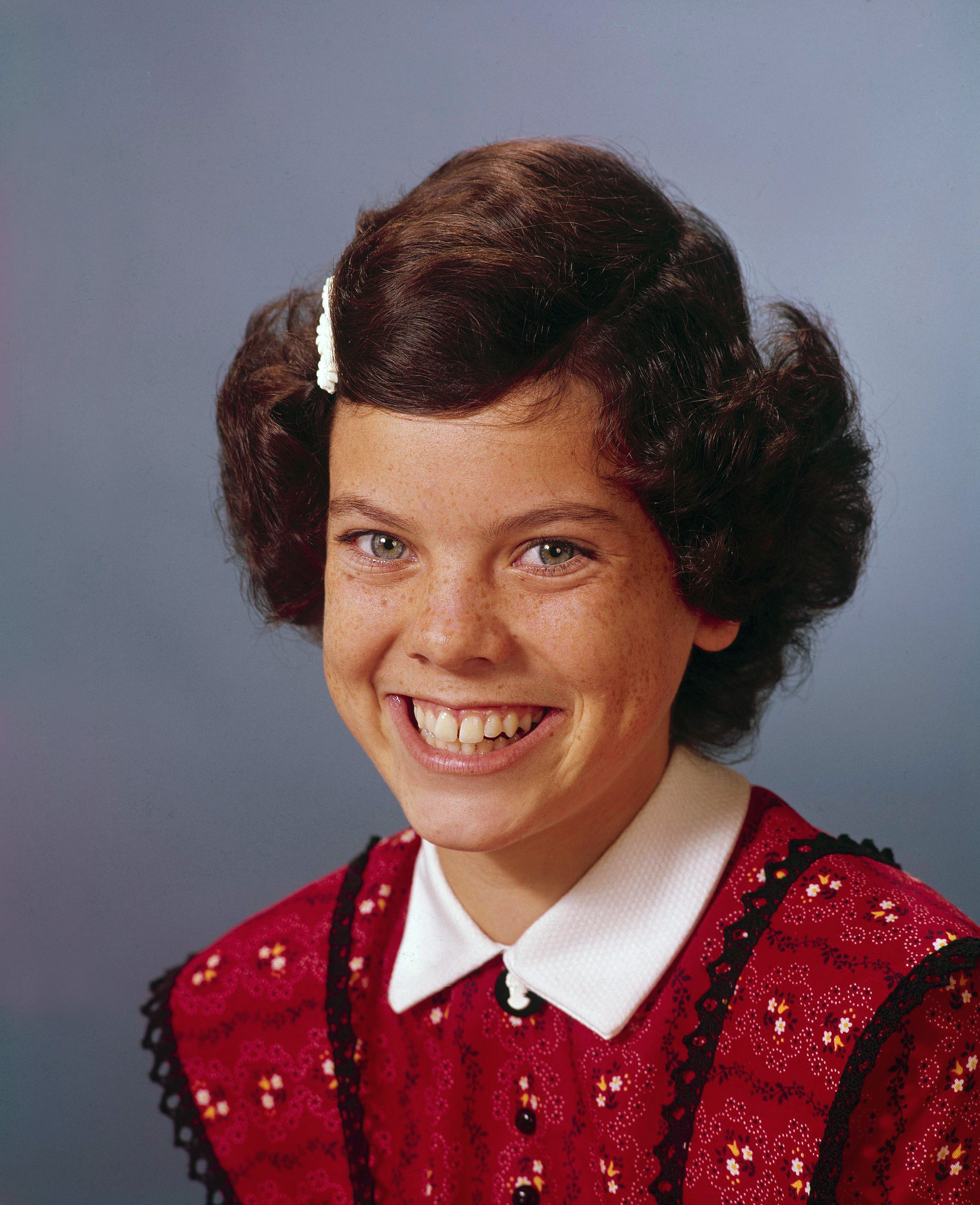 Actress Erin Moran on the set of "Happy Days" in 1974 | Source: Getty Images