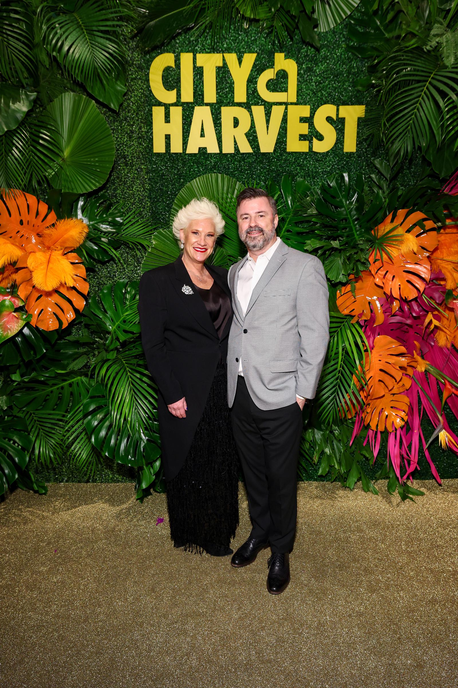 Anne Burrell and Stuart Claxton pictured at Cipriani 42nd Street on April 22, 2025 | Source: Getty Images