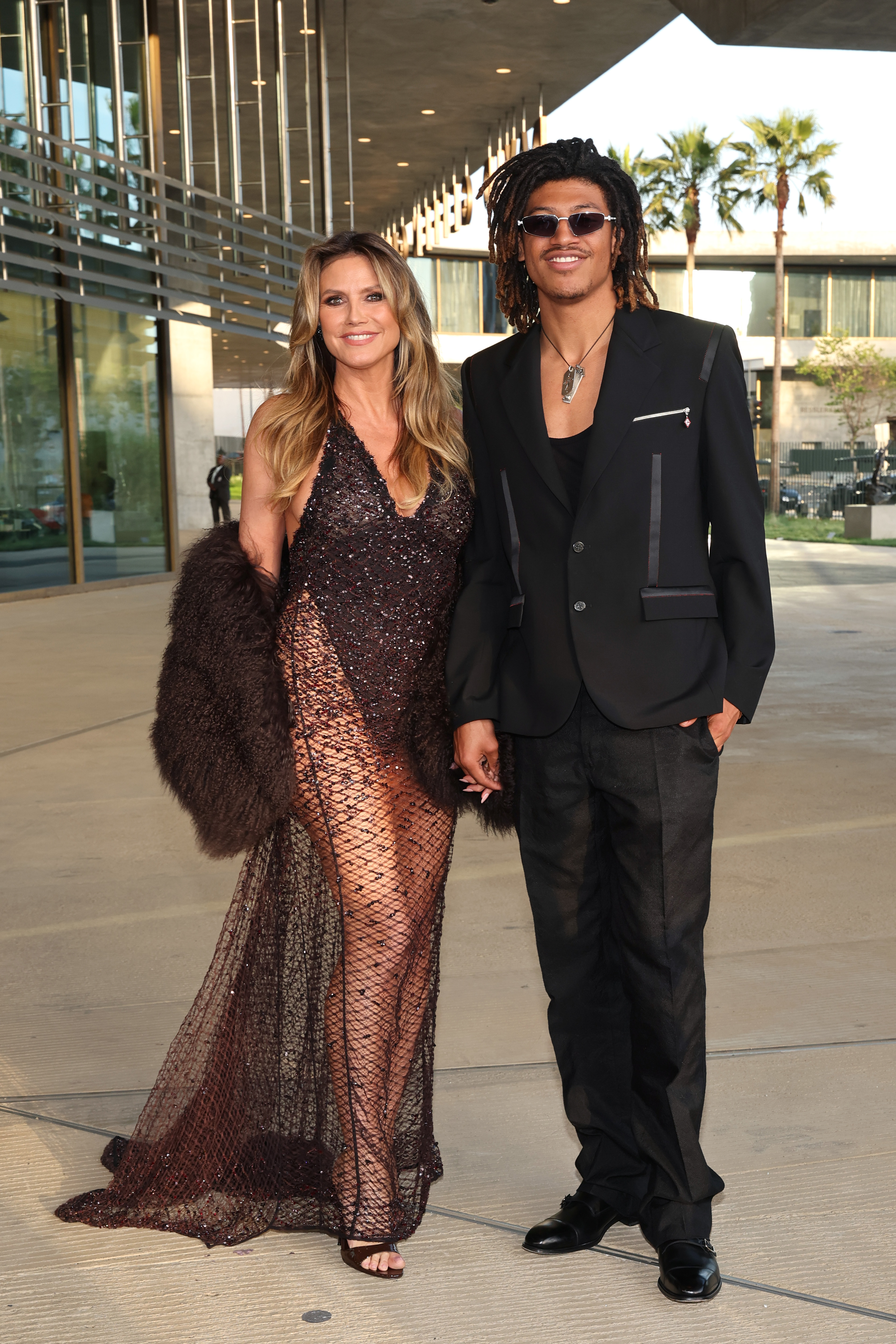 Heidi Klum and Henry Samuel attend the LACMA Opening Gala for The David Geffen Galleries at Los Angeles County Museum of Art on April 16, 2026, in Los Angeles, California | Source: Getty Images