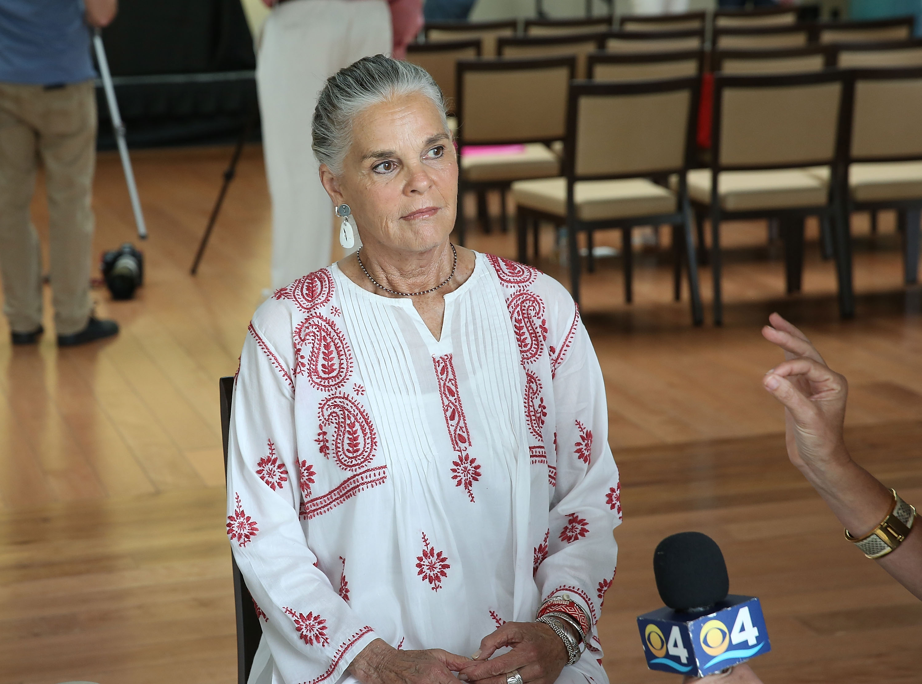 The '70s actress during a press conference on July 20, 2015 | Source: Getty Images