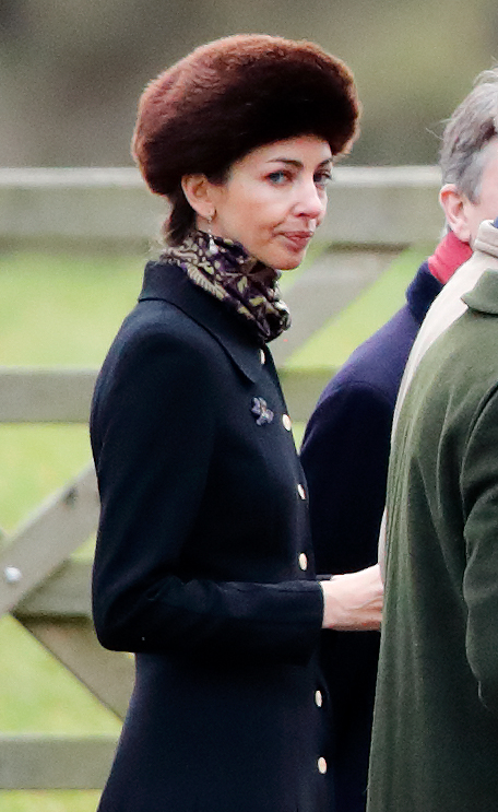 Rose Hanbury, Marchioness of Cholmondeley attends Sunday service at the Church of St Mary Magdalene on the Sandringham estate in King's Lynn, England, on January 5, 2020. | Source: Getty Images