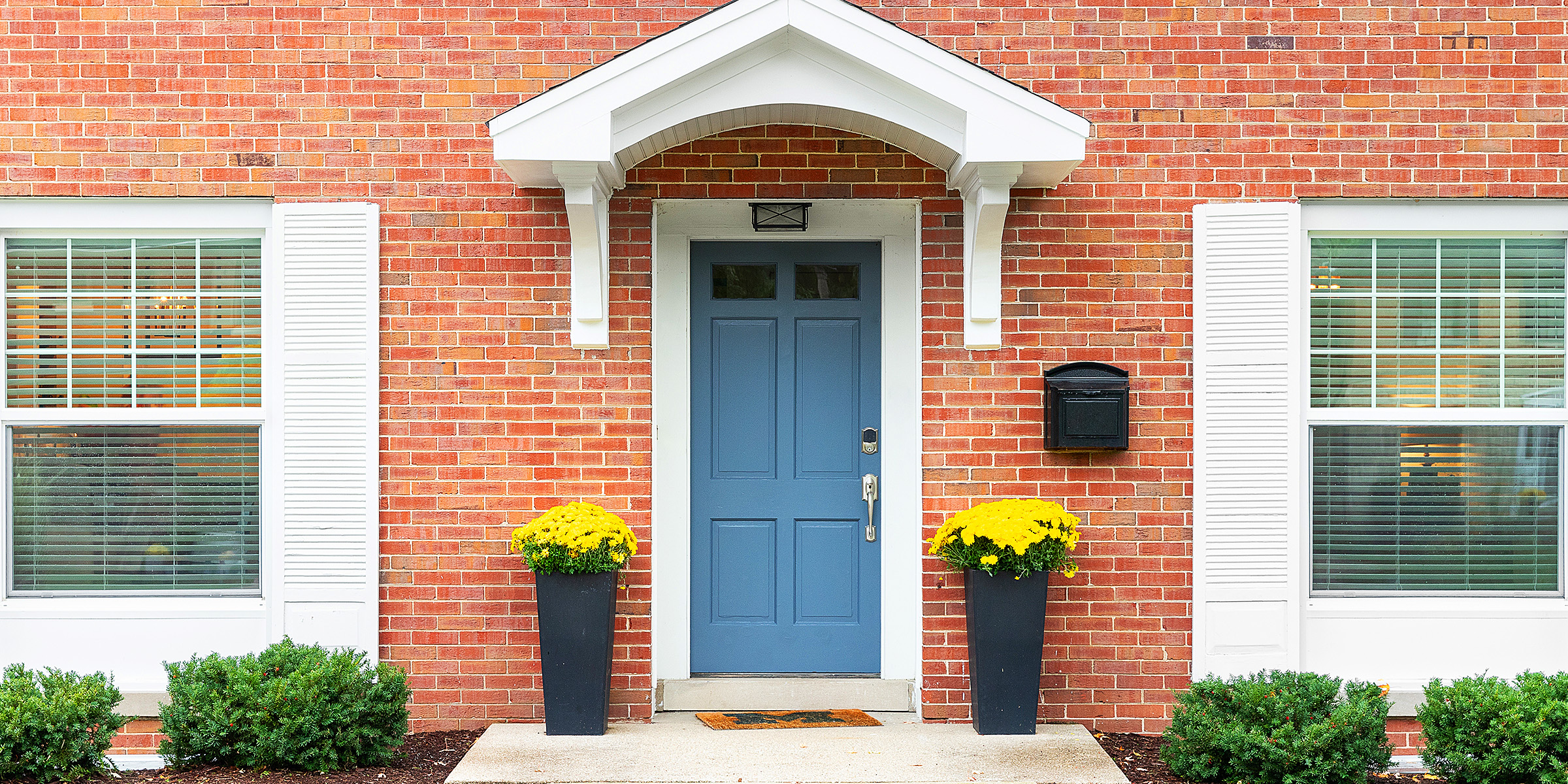 The front door of a house | Source: Shutterstock