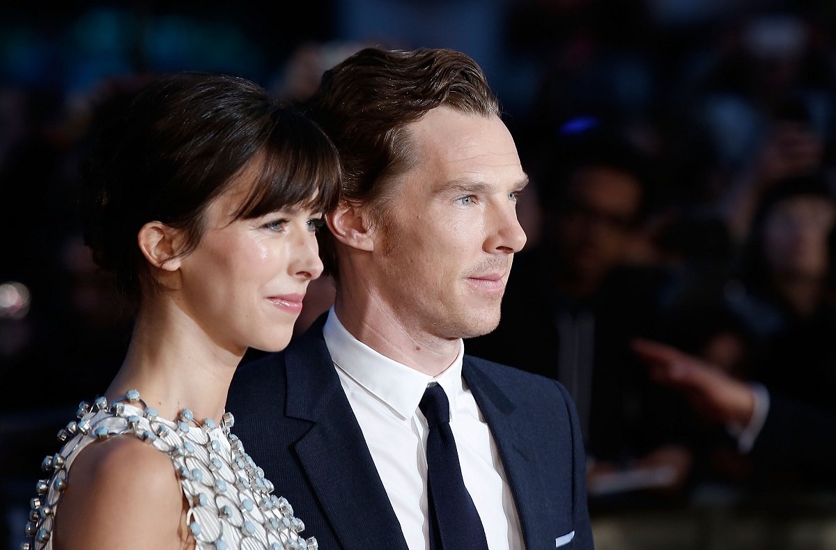 Benedict Cumberbatch and Sophie Hunter on October 11, 2015 in London, England | Source: Getty Images 