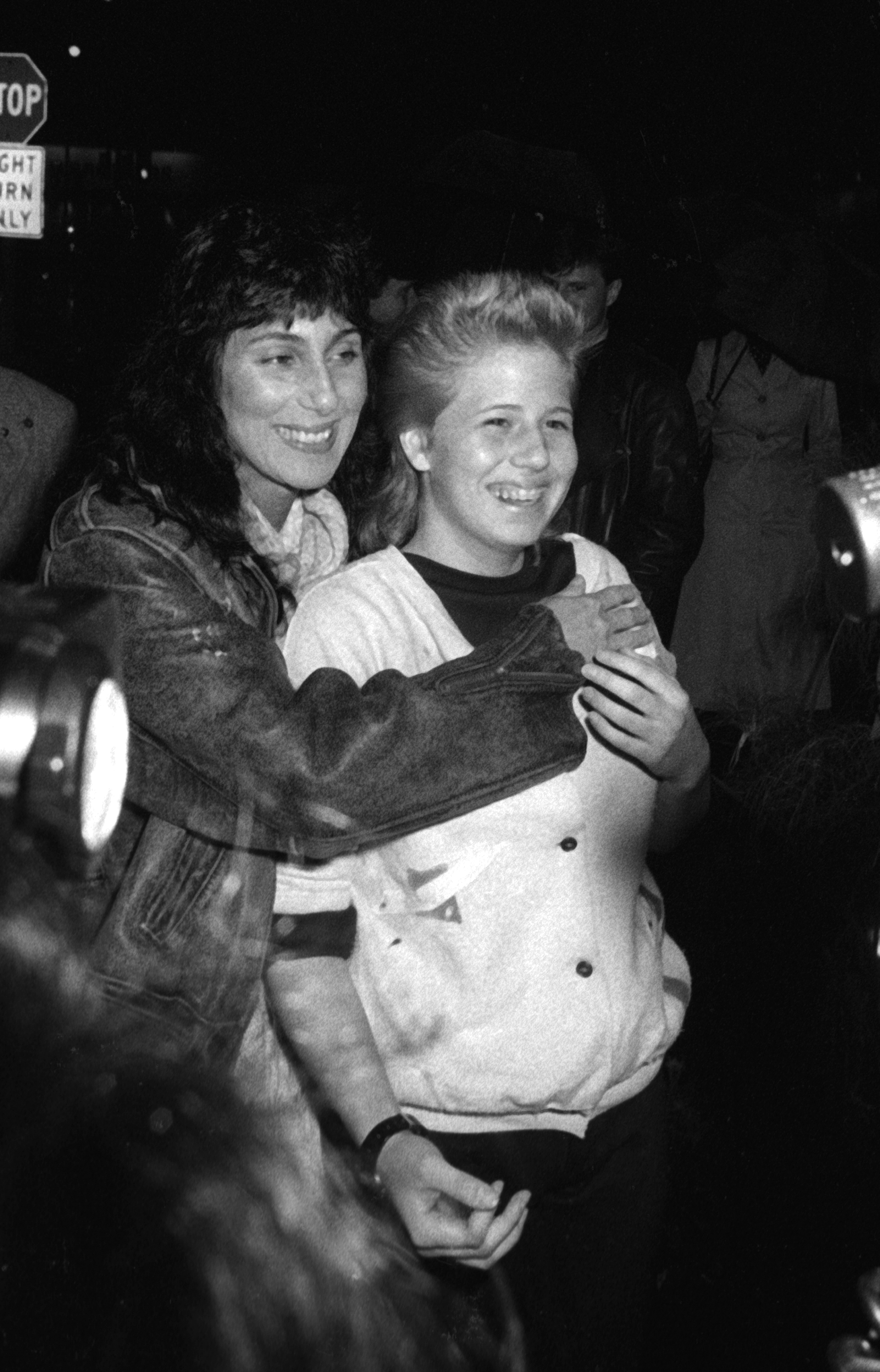 Cher and Chastity Bono (Chaz) on February 2, 1983 in West Hollywood, California. | Source: Getty Images